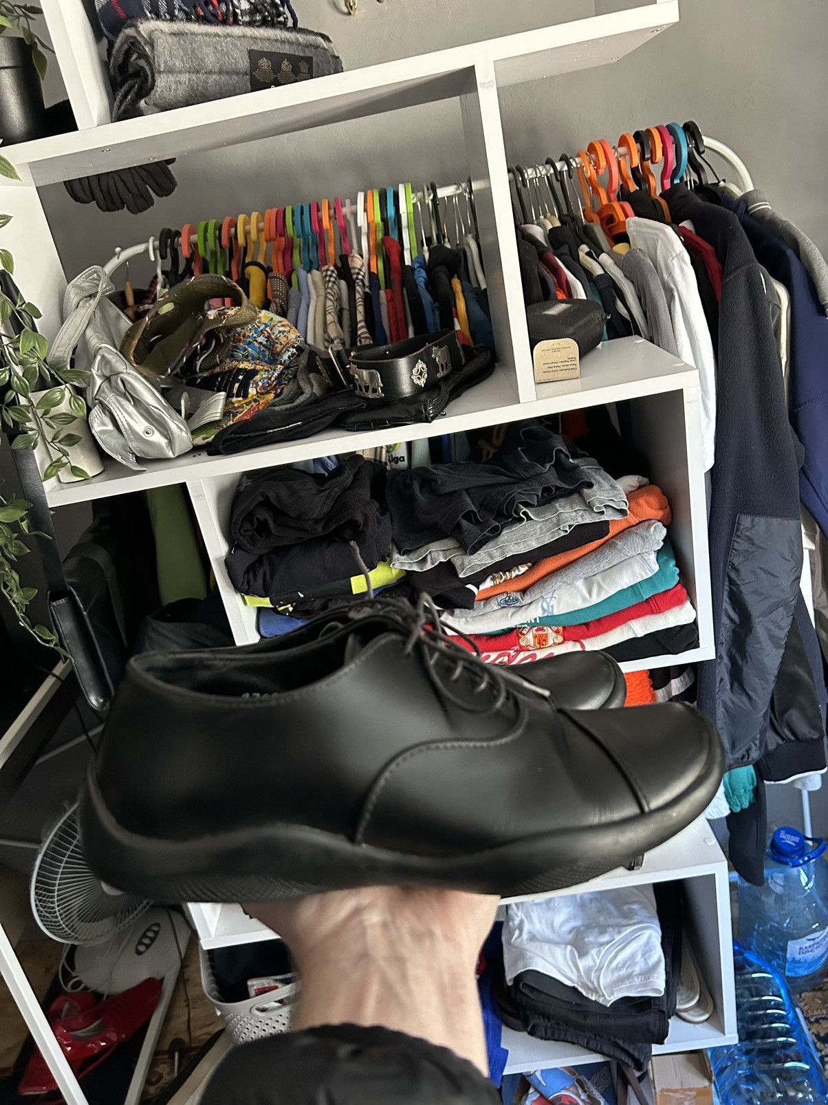Prada Prada leather Archive Black LowTop Shoes Tech Minimal Style Size US 8.5 / IT 38.5 - 2 Thumbnail