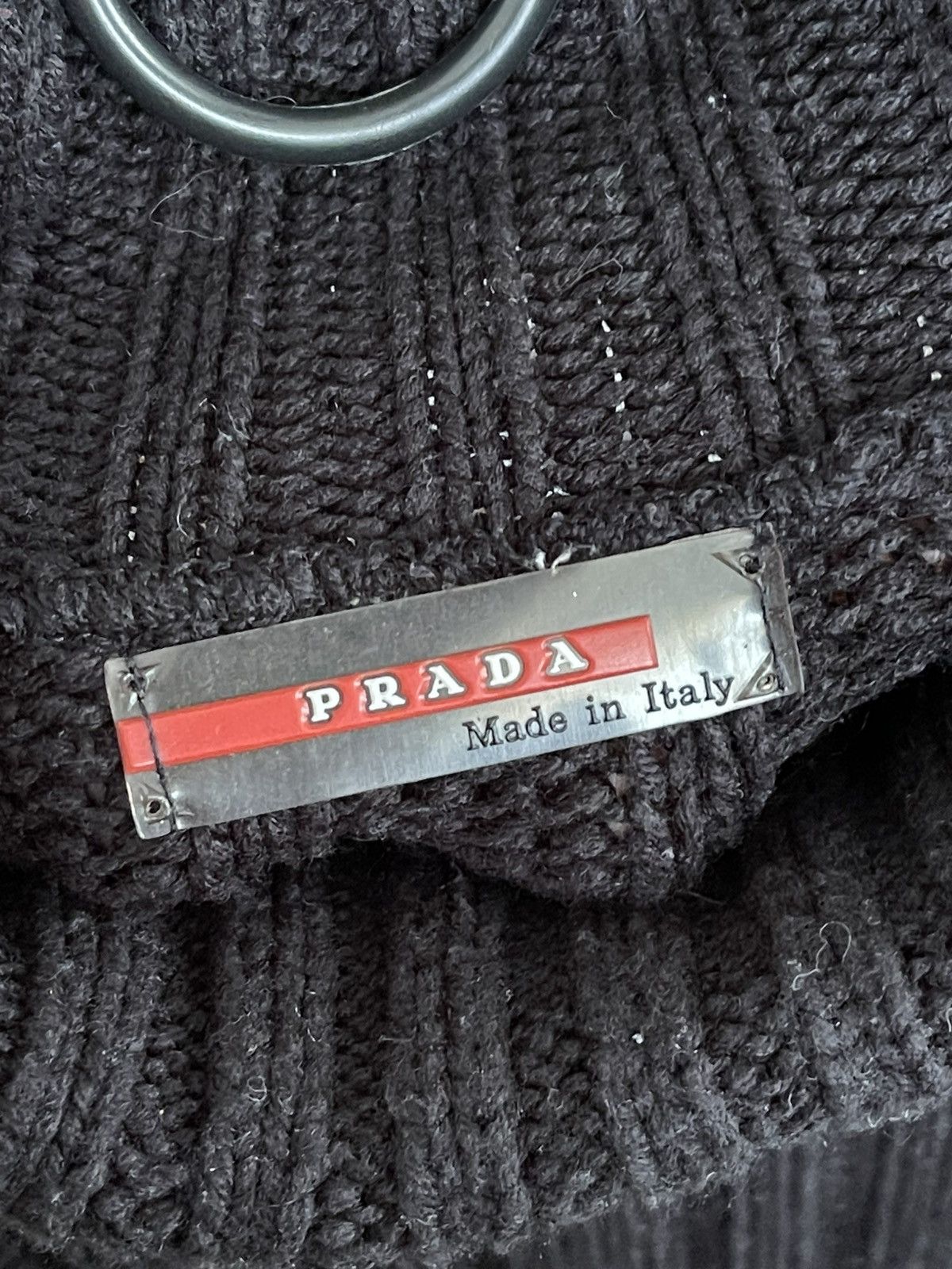 Prada Prada Turtleneck Cable Wool Knit Turtleneck Sweater Size US M / EU 48-50 / 2 - 9 Thumbnail