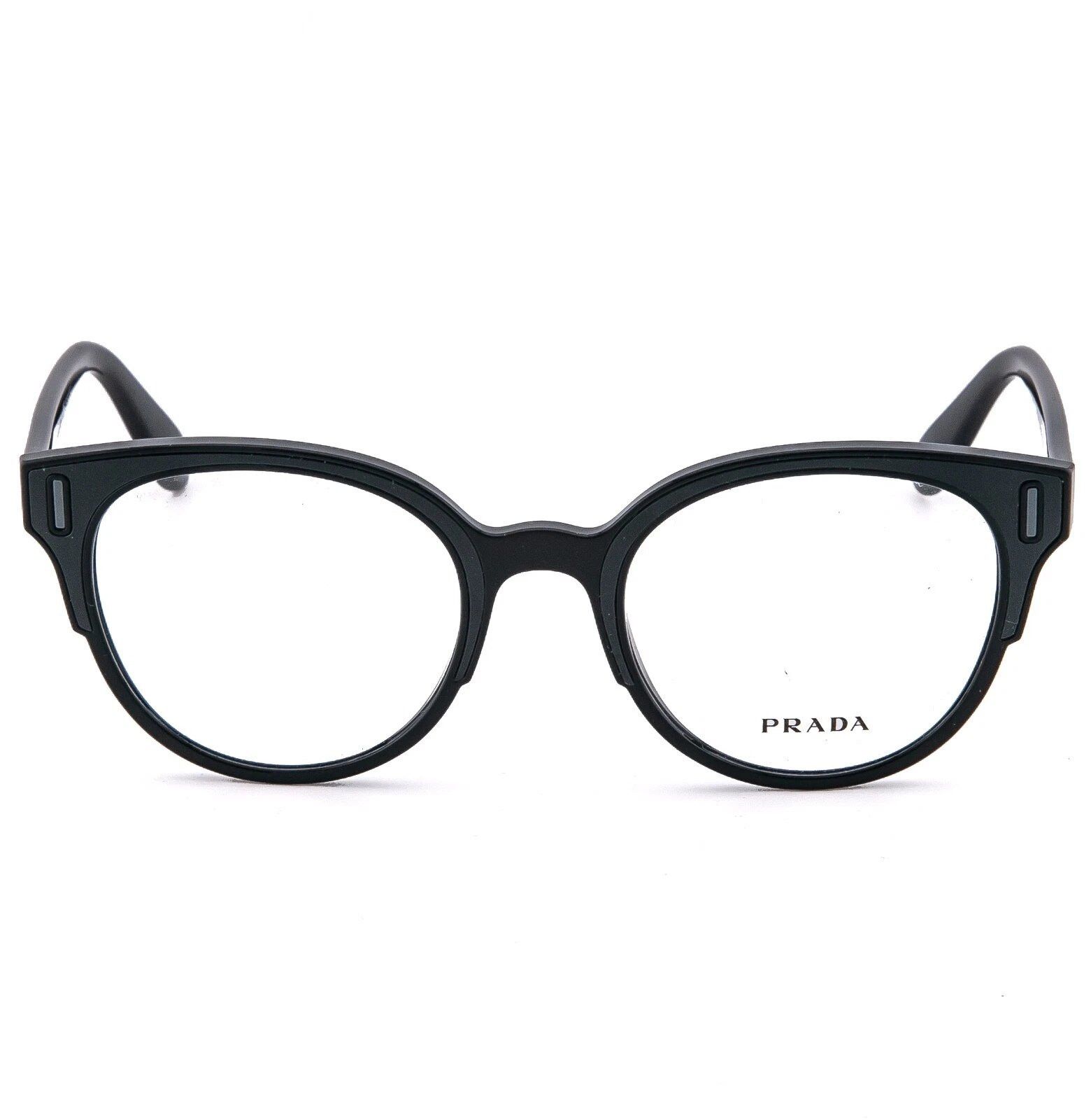 Prada PRADA 08U TAPESTRY PR08UV Black Green Eyeglasses Optical Size ONE SIZE - 5 Thumbnail