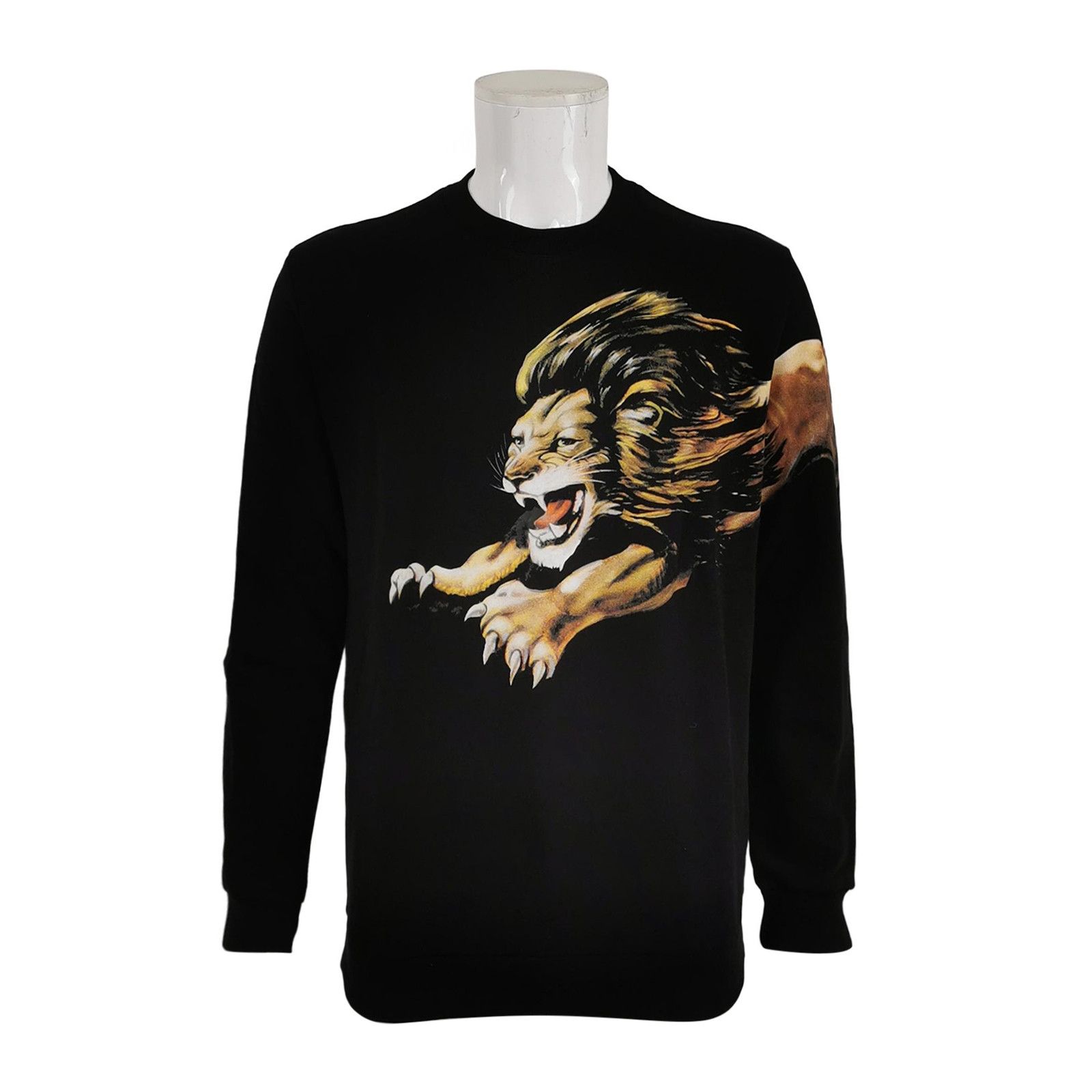 Givenchy Givenchy M Cotton Lion Graphic Crewneck Sweatshirt Size US M / EU 48-50 / 2 - 1 Thumbnail
