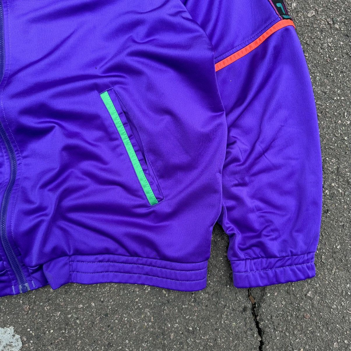 Fila × Vintage Vintage Fila Zip Up Sweatshirt Side Tape Small Logo lampas Size US XL / EU 56 / 4 - 6 Thumbnail