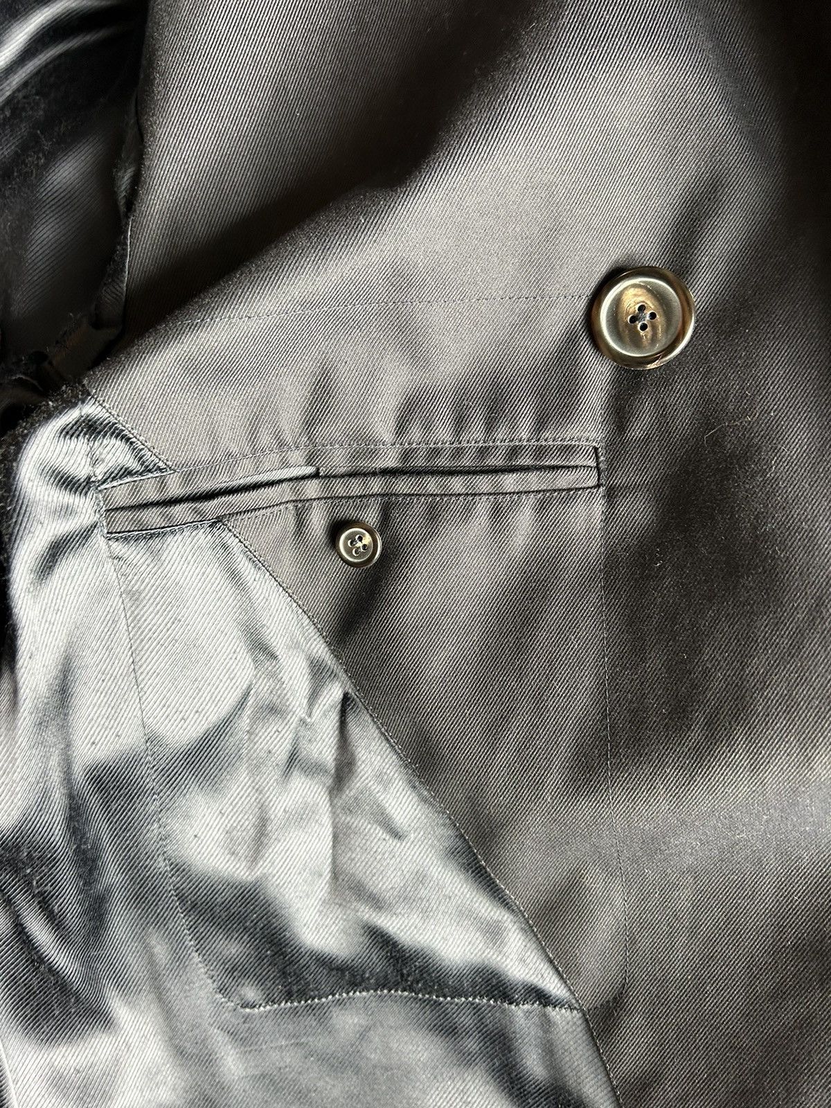 Hermes Hermes Peacoat with Leather Trimmings Size US L / EU 52-54 / 3 - 13 Thumbnail