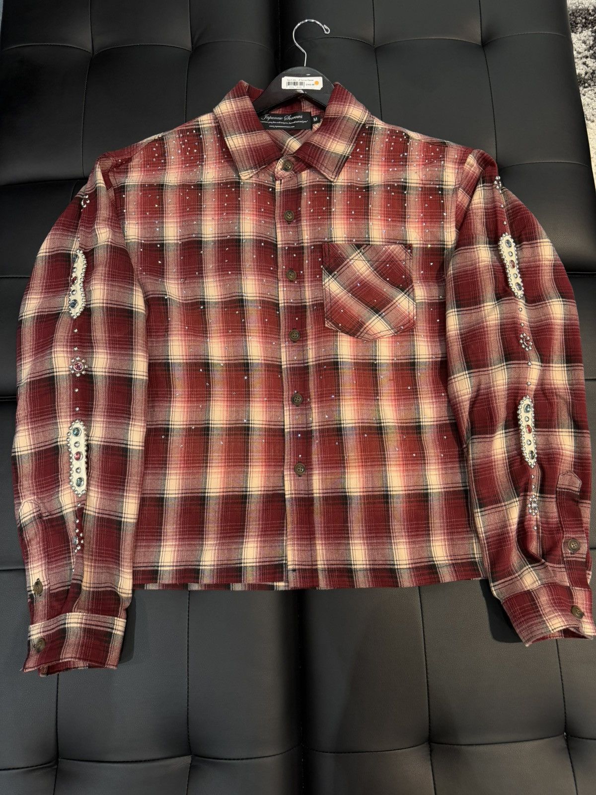 Other Size M - JP Sorrow Rhinestone Flannel Red Size US M / EU 48-50 / 2 - 1 Thumbnail