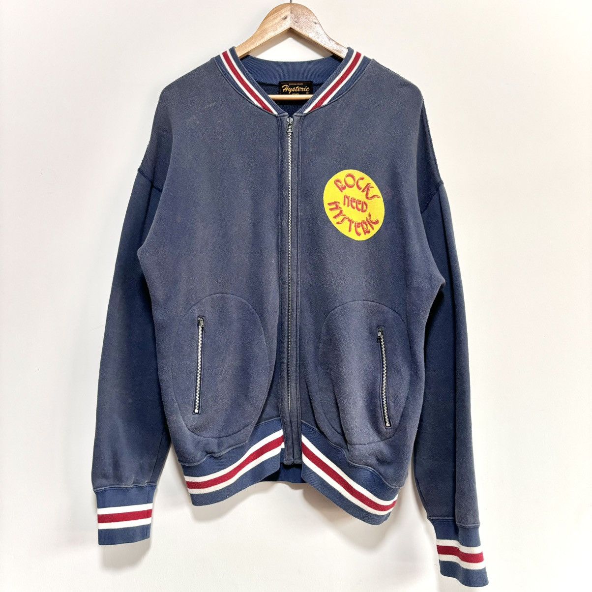 Hysteric Glamour Faded Rocks Hysteric Glamour Varsity Jacket Size US L / EU 52-54 / 3 - 2 Thumbnail