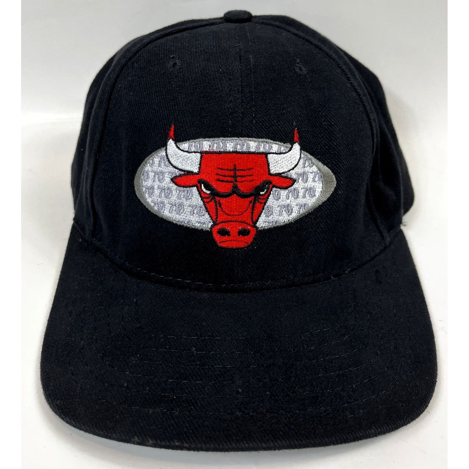 American Needle VINTAGE American Needle Chicago Bulls Snapback Hat Cap Mens One Size Black Adjustable 90s Sports Cap Size ONE SIZE - 5 Thumbnail