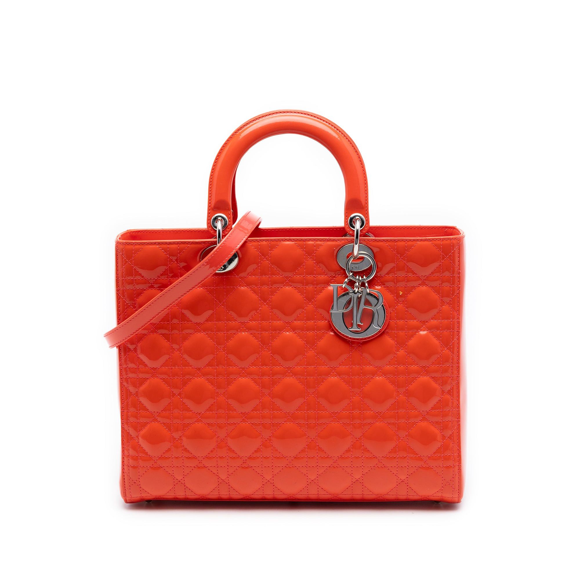 Dior Large Patent Cannage Lady Dior Size ONE SIZE - 1 Thumbnail