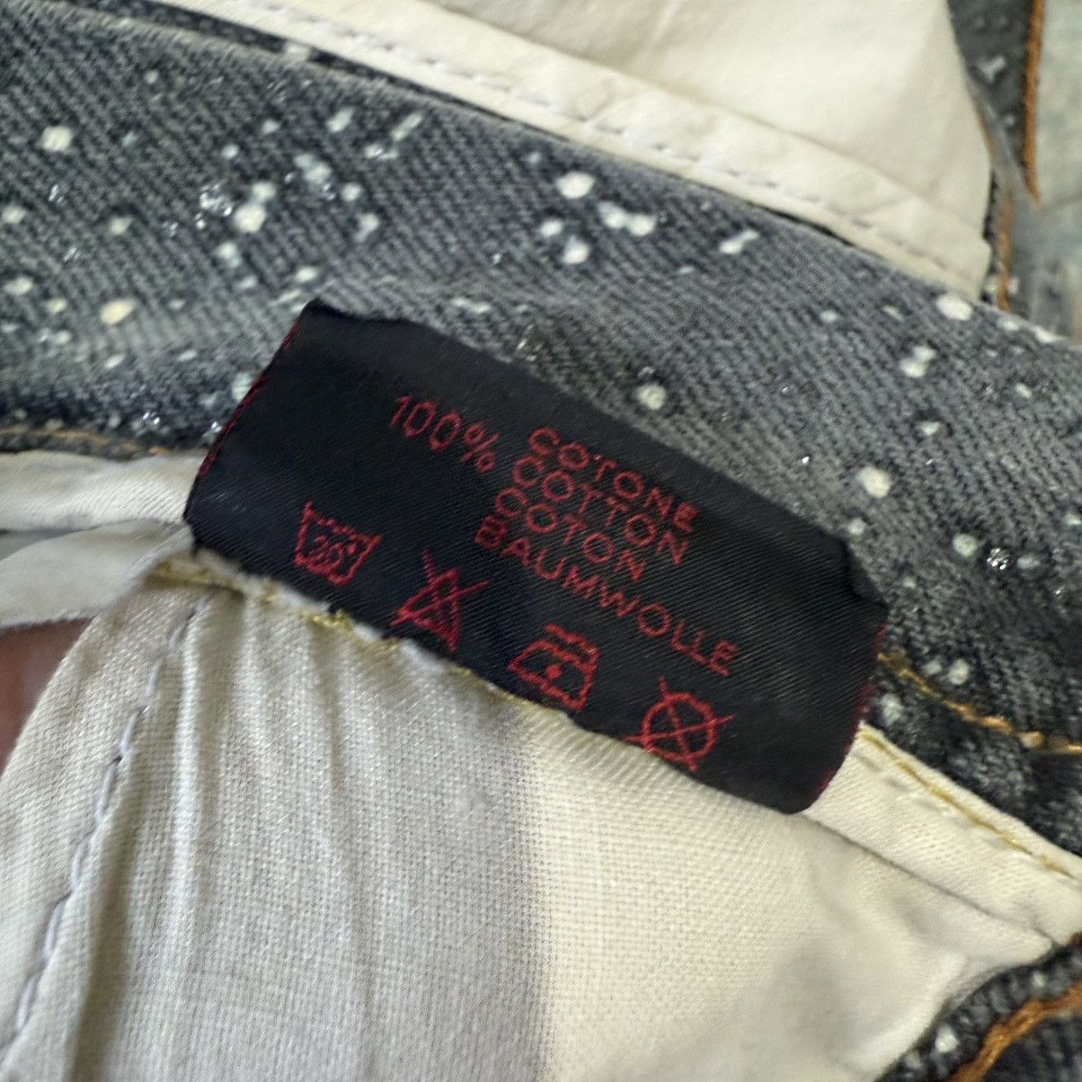 Roberto Cavalli Roberto Cavalli 2000s Pants Galaxy White Jeans Size 34" / US 12 / IT 48 - 9 Thumbnail