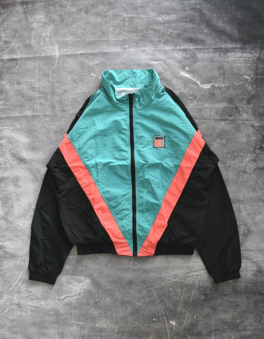 Fila × Vintage Vintage 90s Fila Fullzip Jacket (L) Size US L / EU 52-54 / 3 - 1 Thumbnail