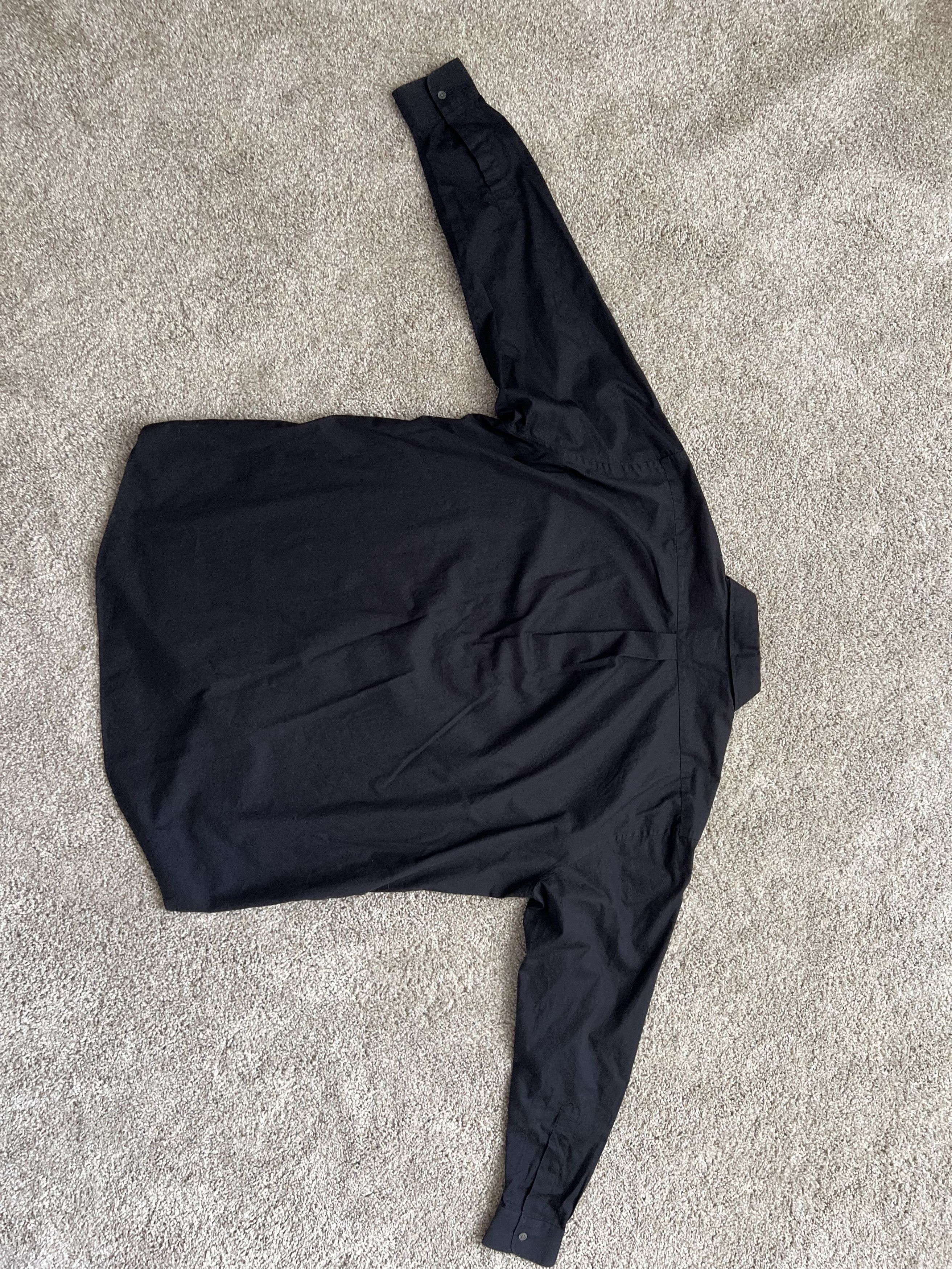Acne Studios Button Up Oversized Shirt Black Size US L / EU 52-54 / 3 - 8 Thumbnail