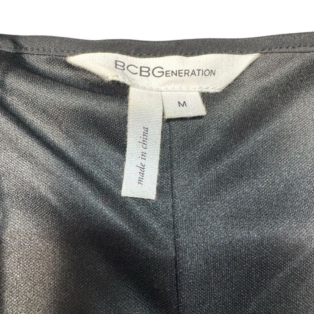 BCBGeneration BCBGGeneration Sequin High-Low Sleeveless Black Dress Size Size M / US 6-8 / IT 42-44 - 7 Thumbnail