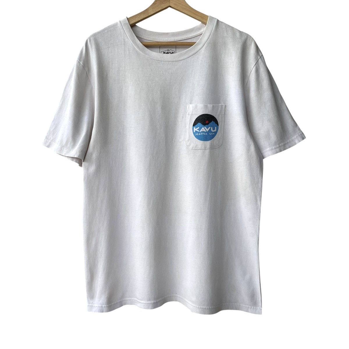 KAVU Kavu Seattle USA Big Logo Outdoor Pocket Tee Size US L / EU 52-54 / 3 - 2 Thumbnail