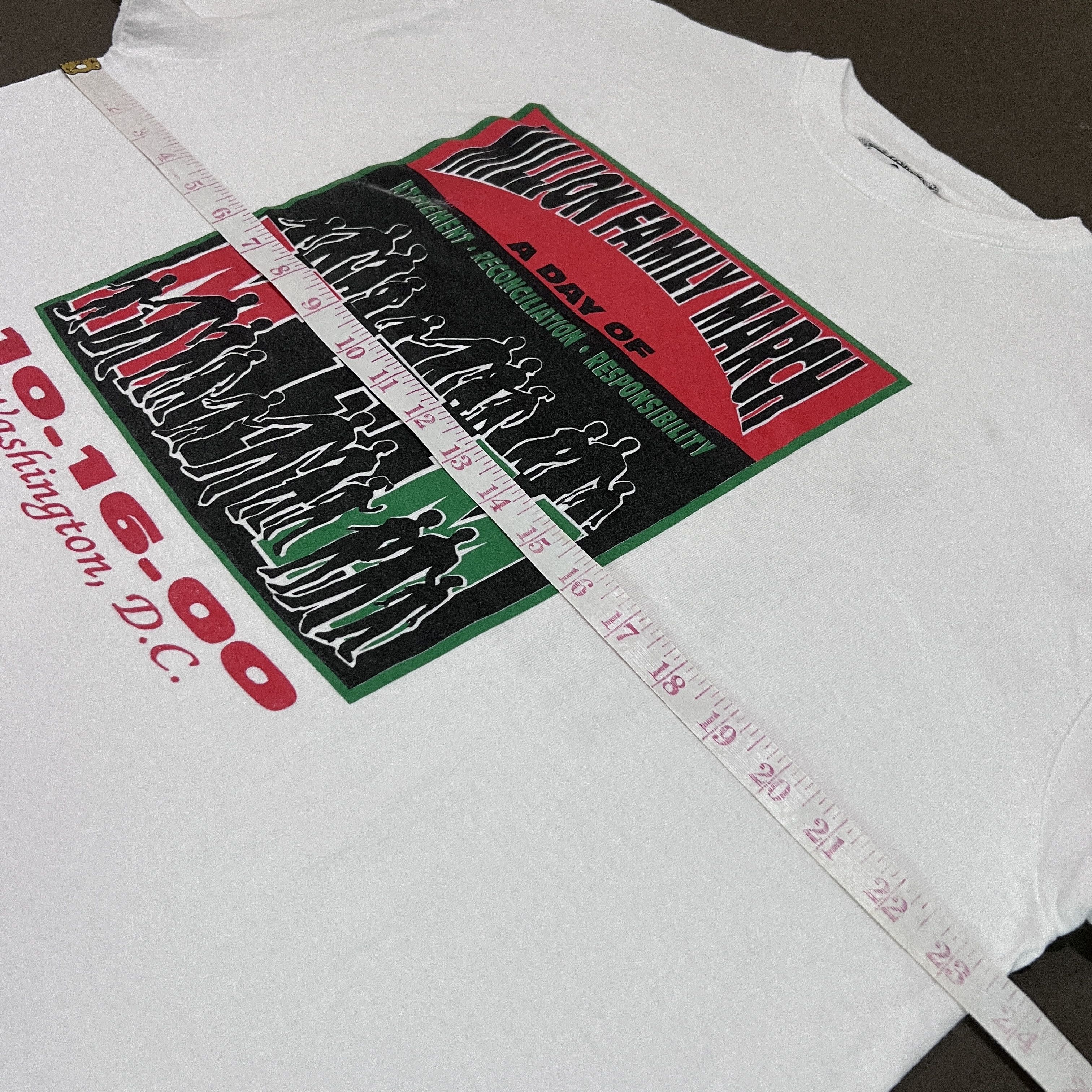 Rap Tees × Vintage Vintage Million Family March Promo Tee XL Single stitch Size US XL / EU 56 / 4 - 6 Thumbnail