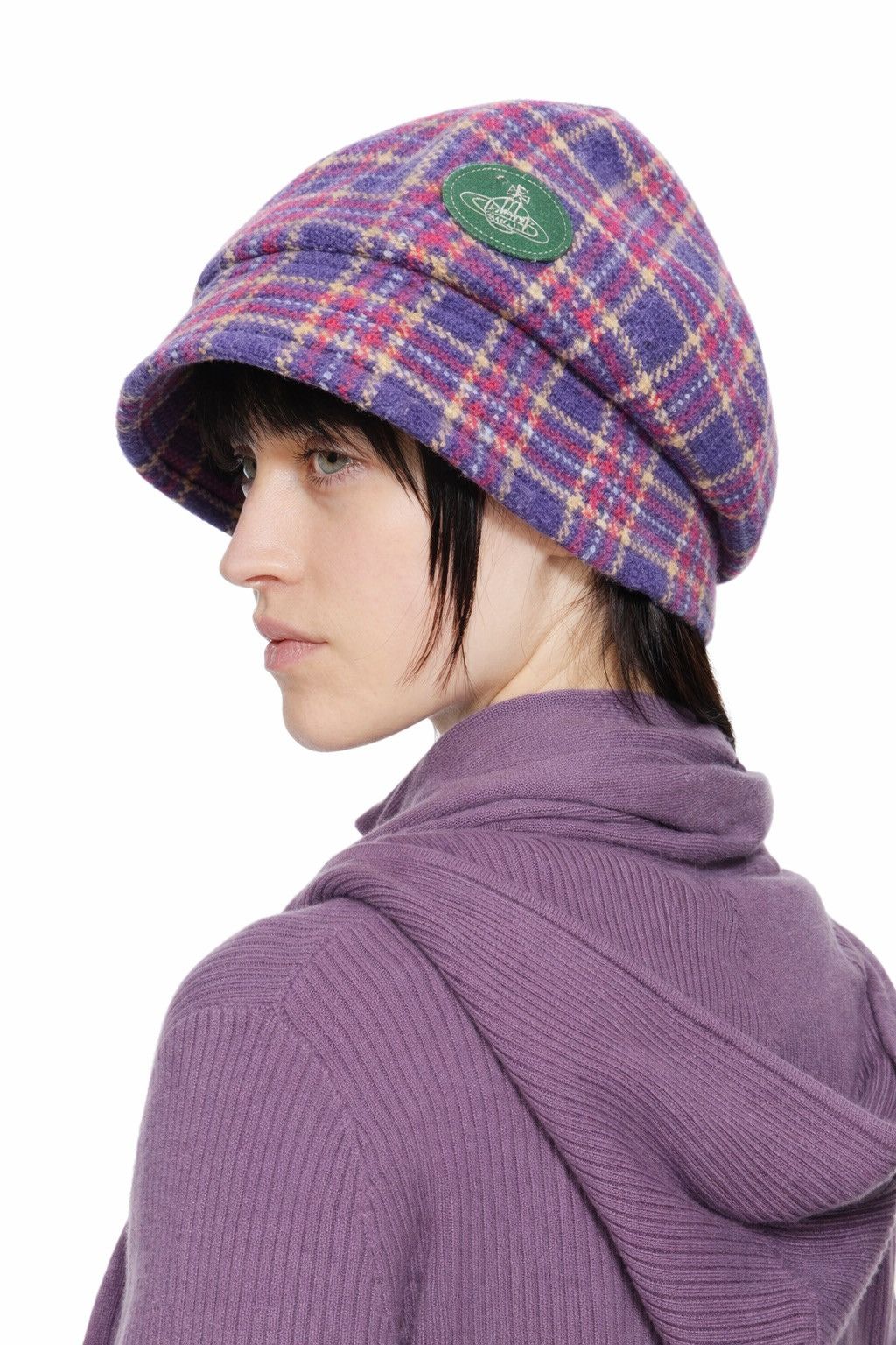 Vivienne Westwood Viviene Westwood Vintage Plaid Newboys Ladies Hat Size ONE SIZE - 2 Thumbnail