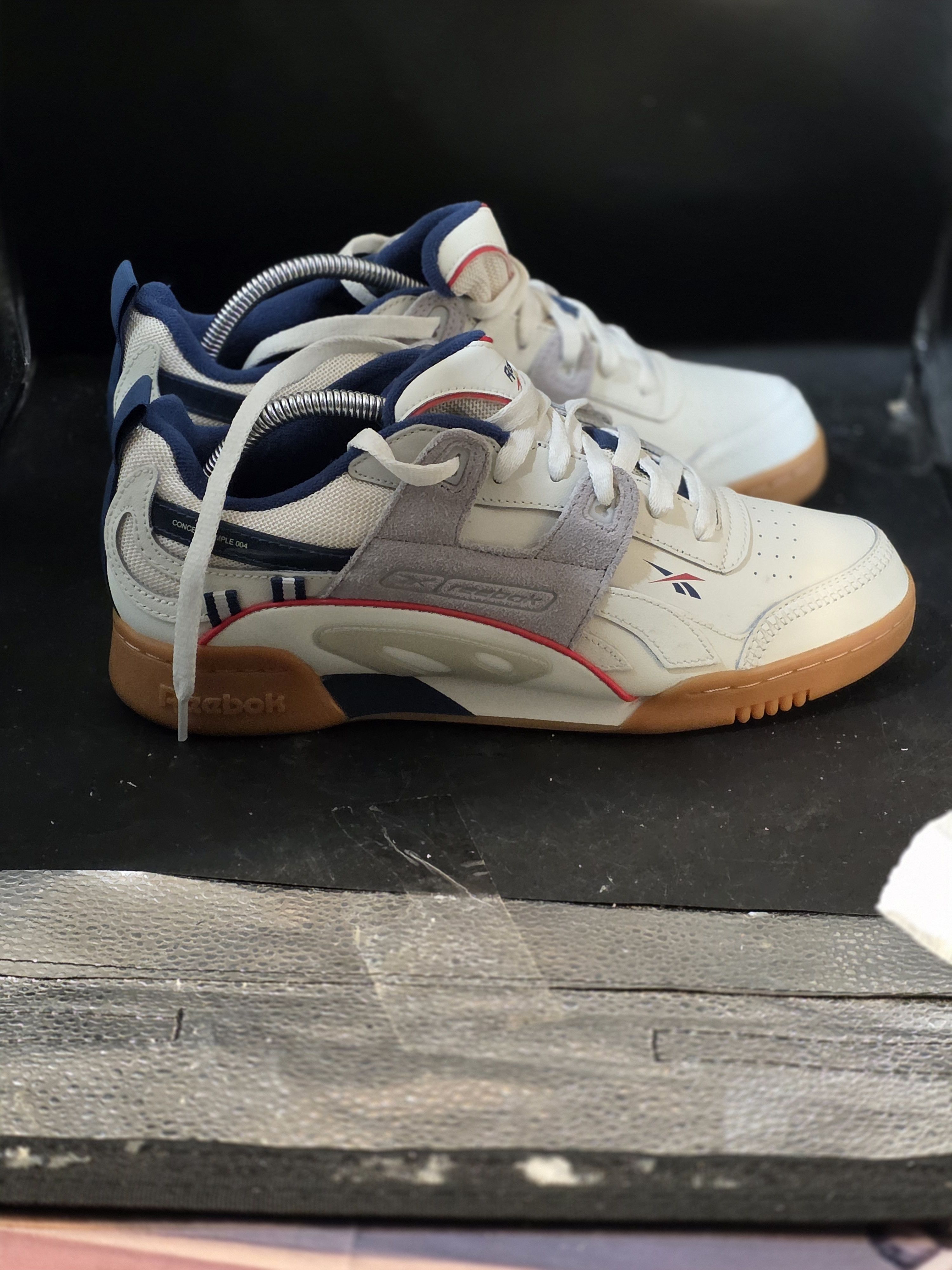 Reebok Reebok Workout Plus ATI 3.0 Chalk Vector Navy Red Gum Size US 9.5 / EU 42-43 - 2 Thumbnail