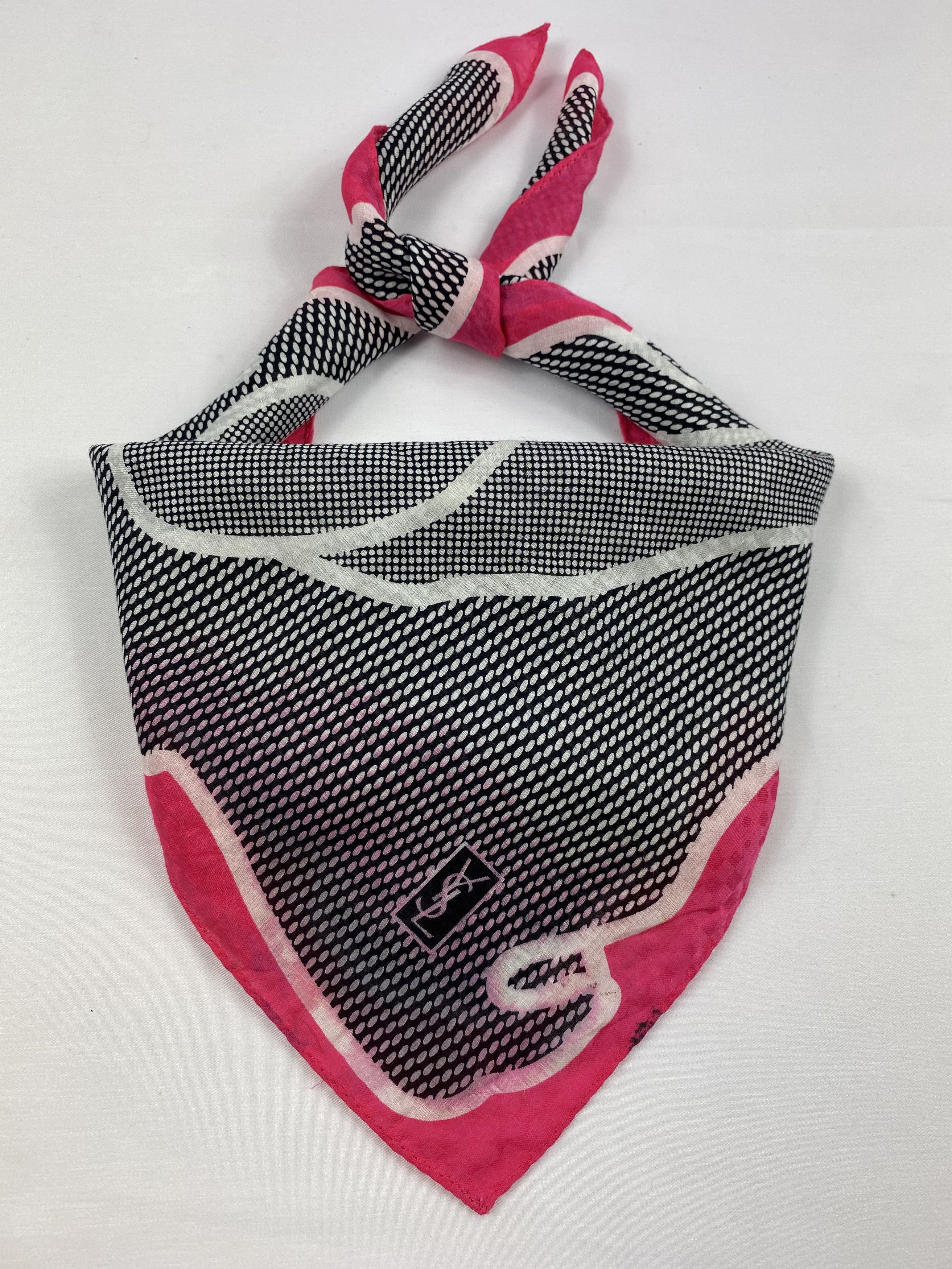 Vintage Yves Saint Laurent Handkerchief / Bandana / Neckerchief Size ONE SIZE - 1 Thumbnail