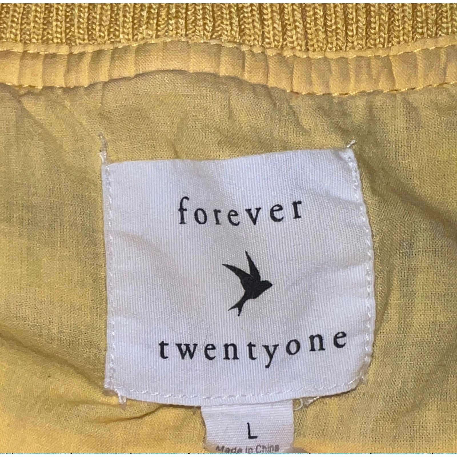 Forever 21 Forever 21 Yellow Button Jacket Blazer Size L / US 10 / IT 46 - 3 Thumbnail