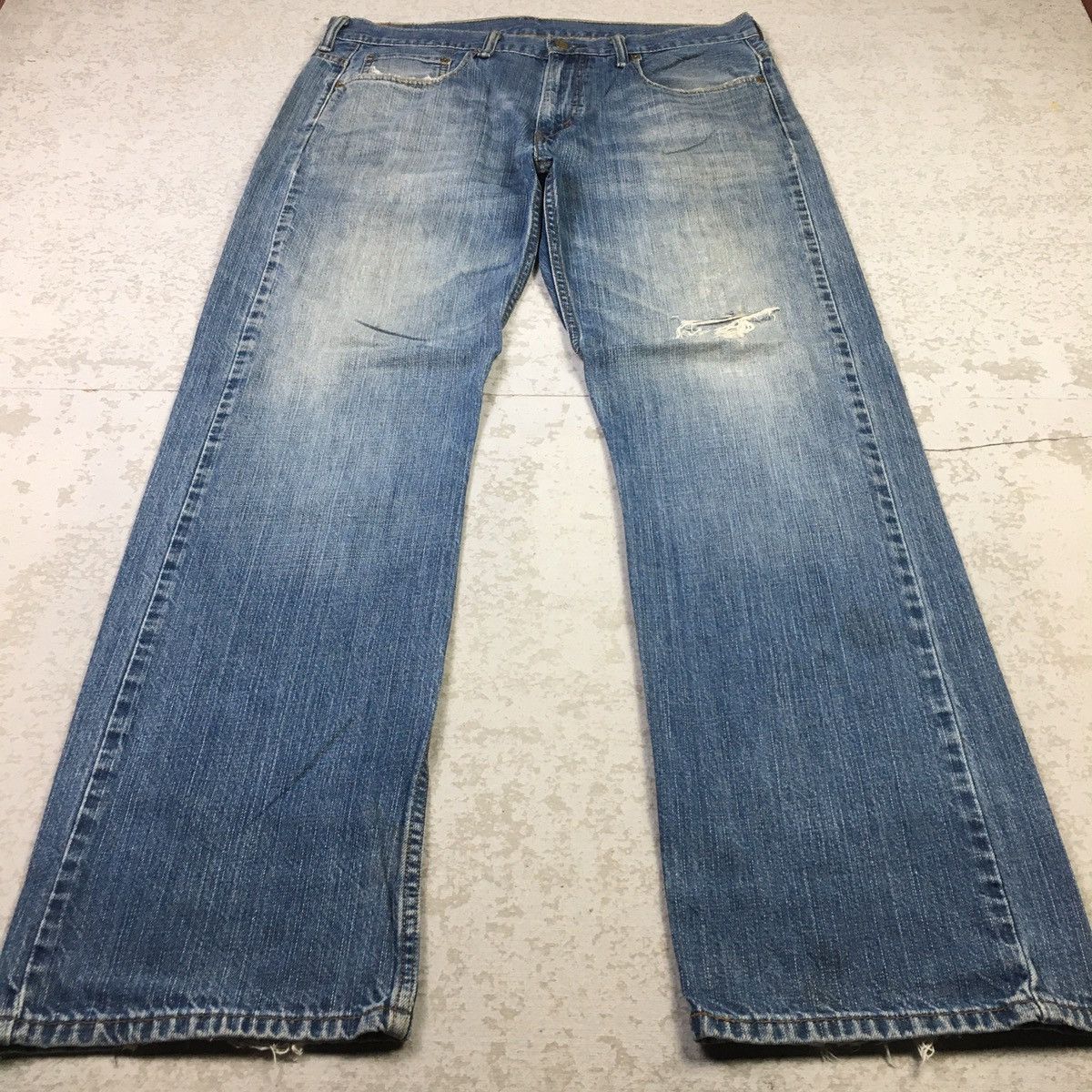 Levi's Distressed Levis 569 Vintage Style Jeans Size US 36 / EU 52 - 3 Thumbnail