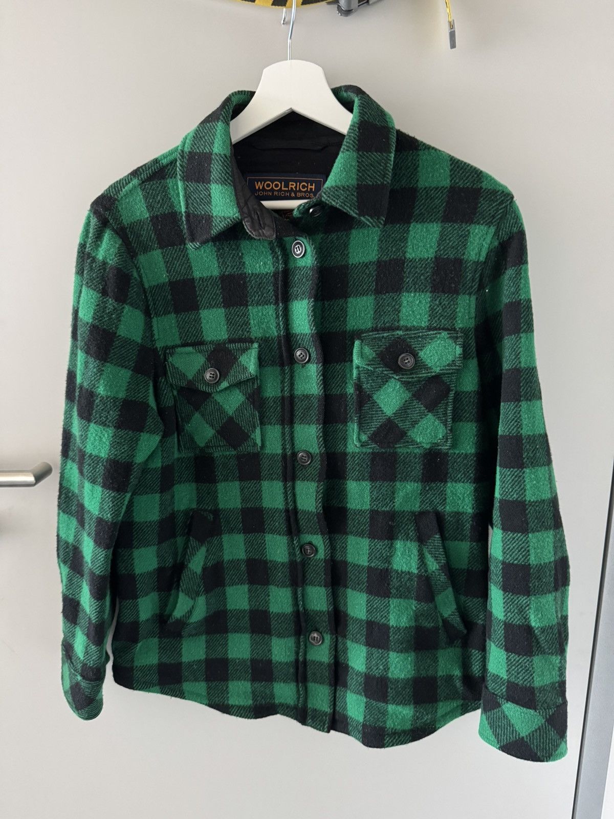Woolrich Woolen Mills cashmere checkered bomber jacket Size US M / EU 48-50 / 2 - 1 Thumbnail