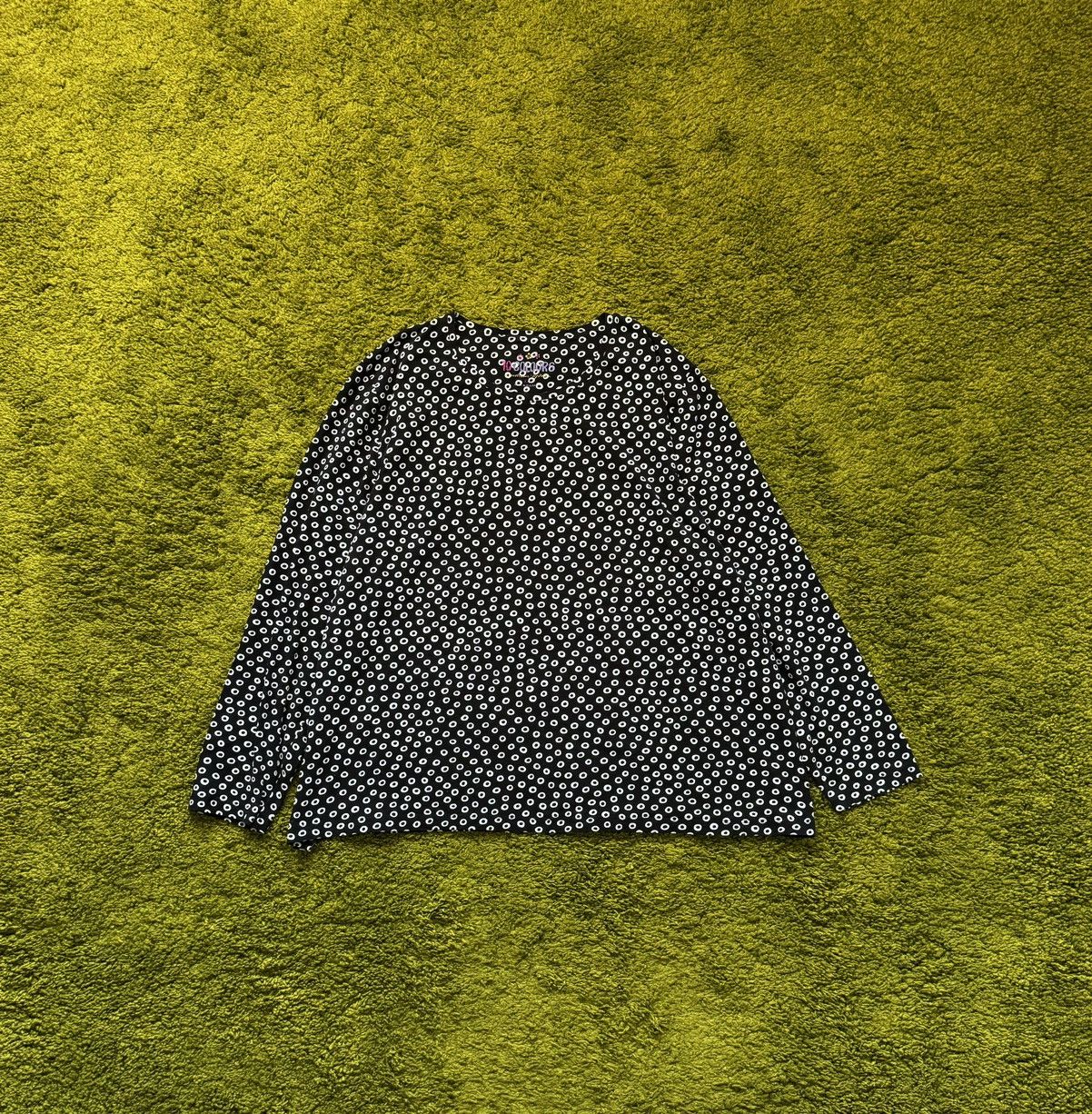 Designer Gudrun Sjoden avant garde polka dot longsleeve Size XXL / US 16-18 / IT 52-54 - 1 Thumbnail