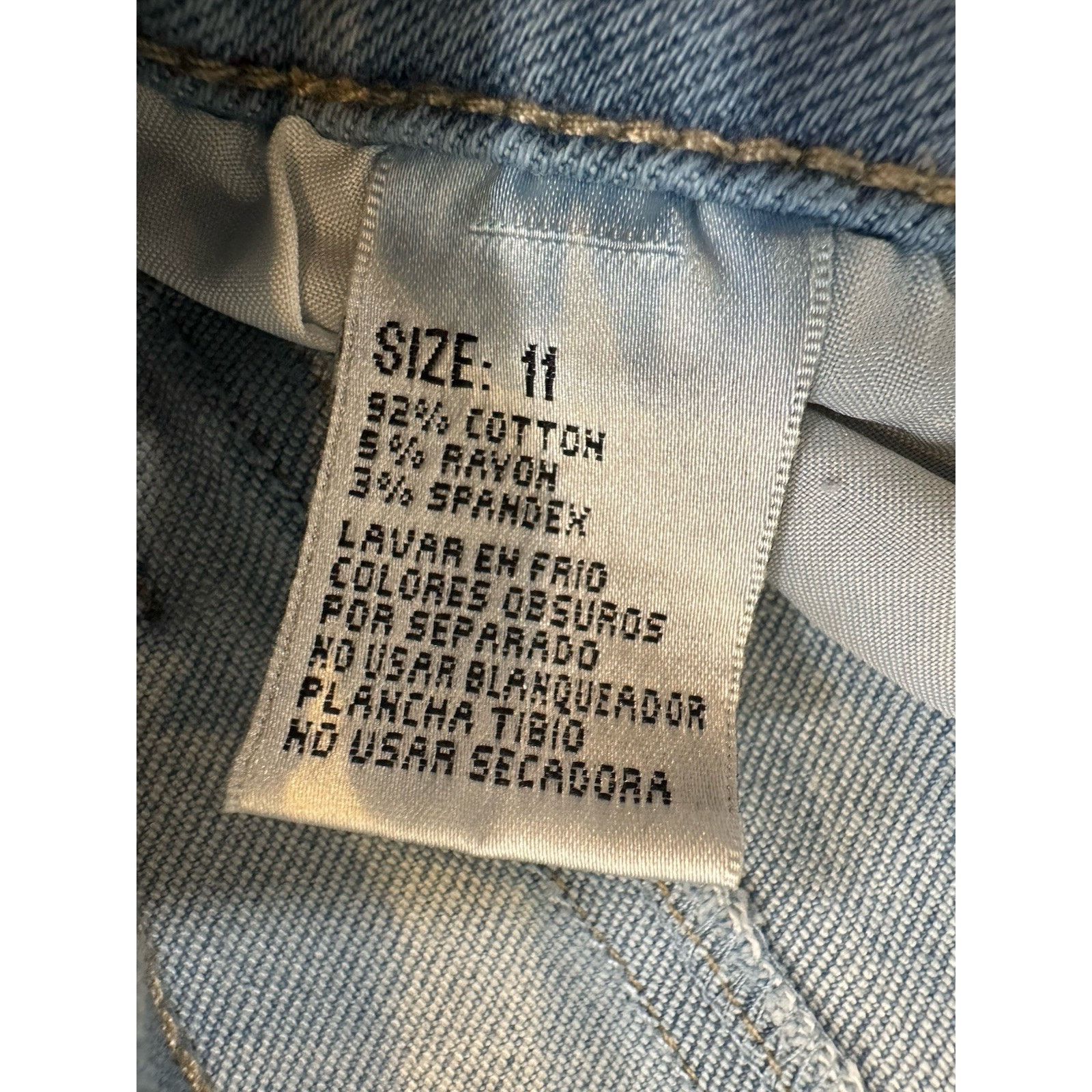 United Bamboo Bamboo Og Denim Skinny Jeans Jr Size 11 Distressed Raw Hem Size 28" / US 6 / IT 42 - 13 Thumbnail