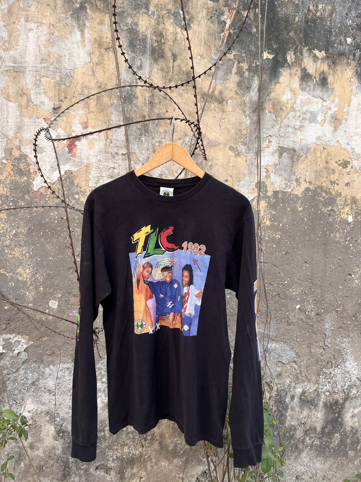 Band Tees × Giant × Rap Tees Vintage 1999 TLC Fanmail Raglan T 