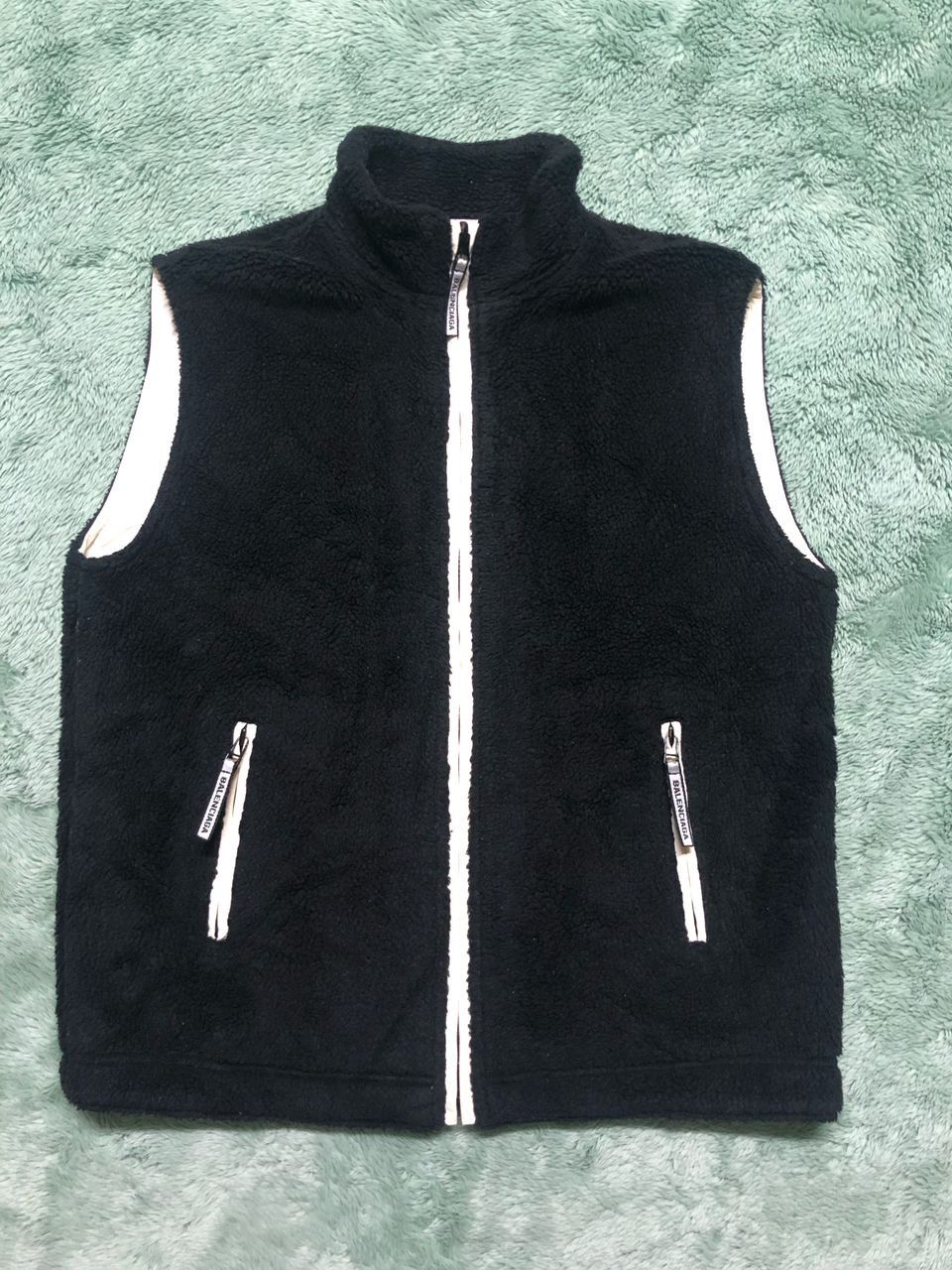 Balenciaga 90s BALENCIAGA SPORT RIVESIBLE VEST SHERPA / NYLON Size US M / EU 48-50 / 2 - 2 Thumbnail