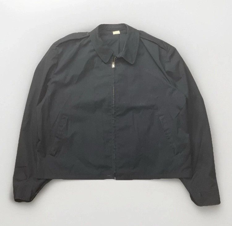Vintage 80’s Military Deck Jacket Creighton Windbreaker Chin Strap Size US XL / EU 56 / 4 - 1 Thumbnail