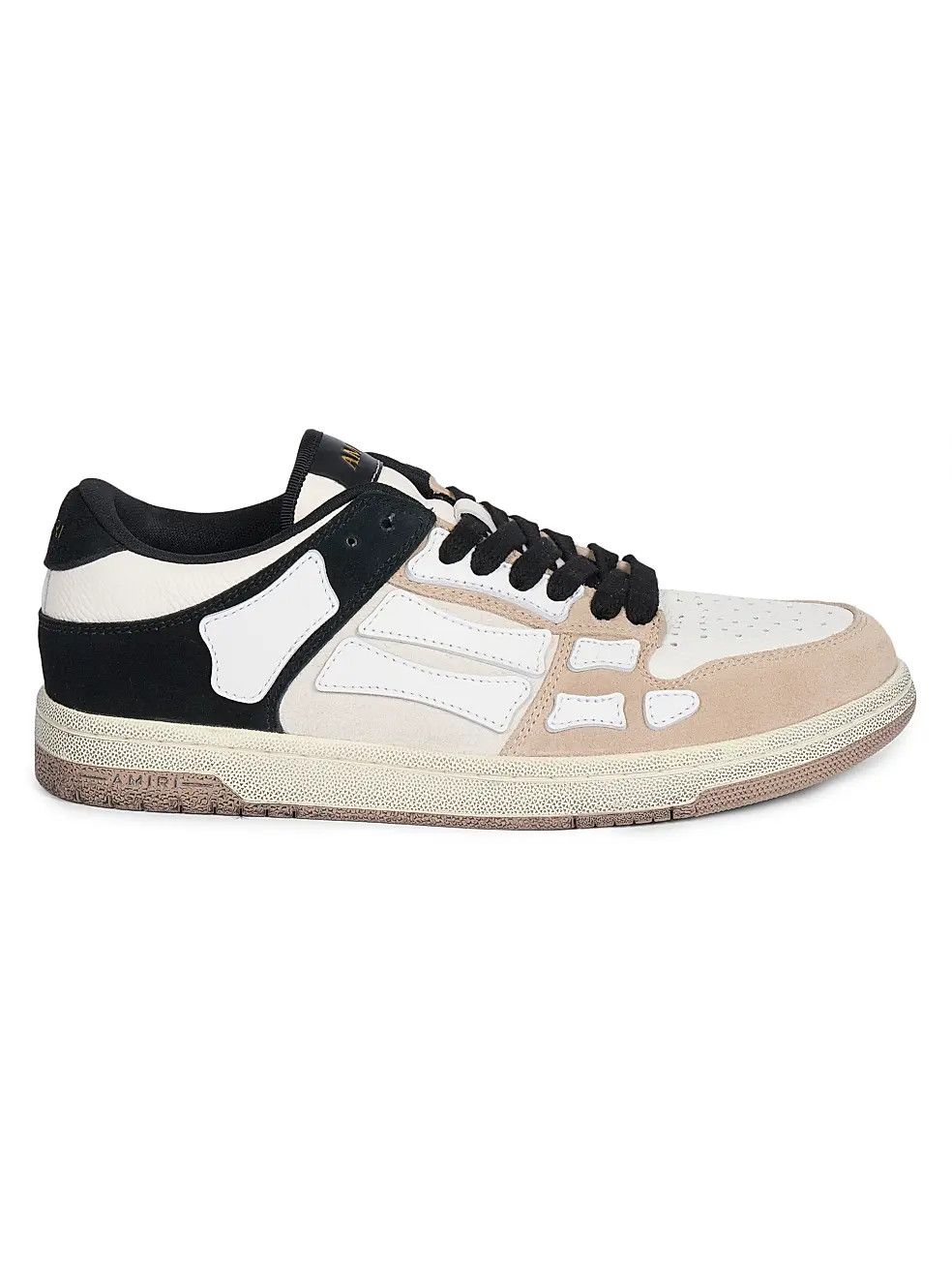Amiri os11x1225 Distressed Skel Top Low Sneakers in Multicolor Size US 13 / EU 46 - 1 Thumbnail