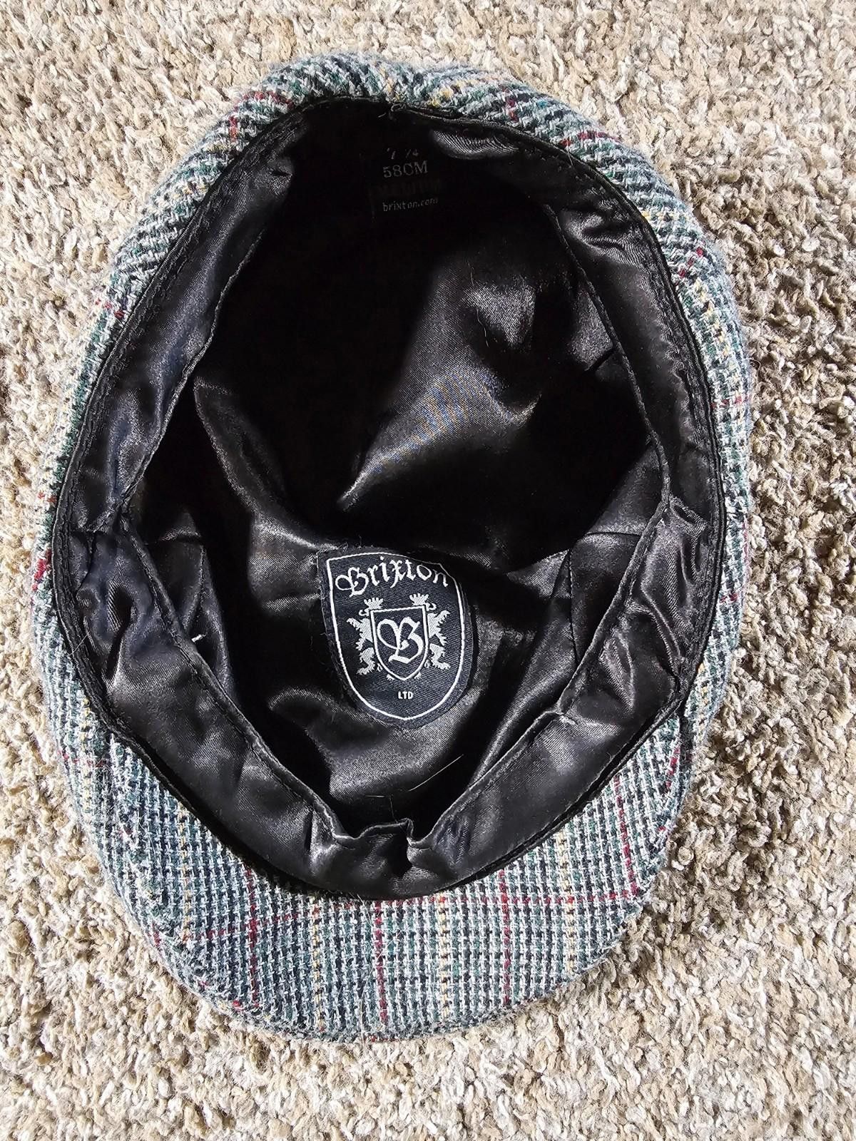 Brixton Brixton Hooligan Cap Newsboy 7 1/4 58cm Plaid Cabbie Wool Size ONE SIZE - 4 Thumbnail