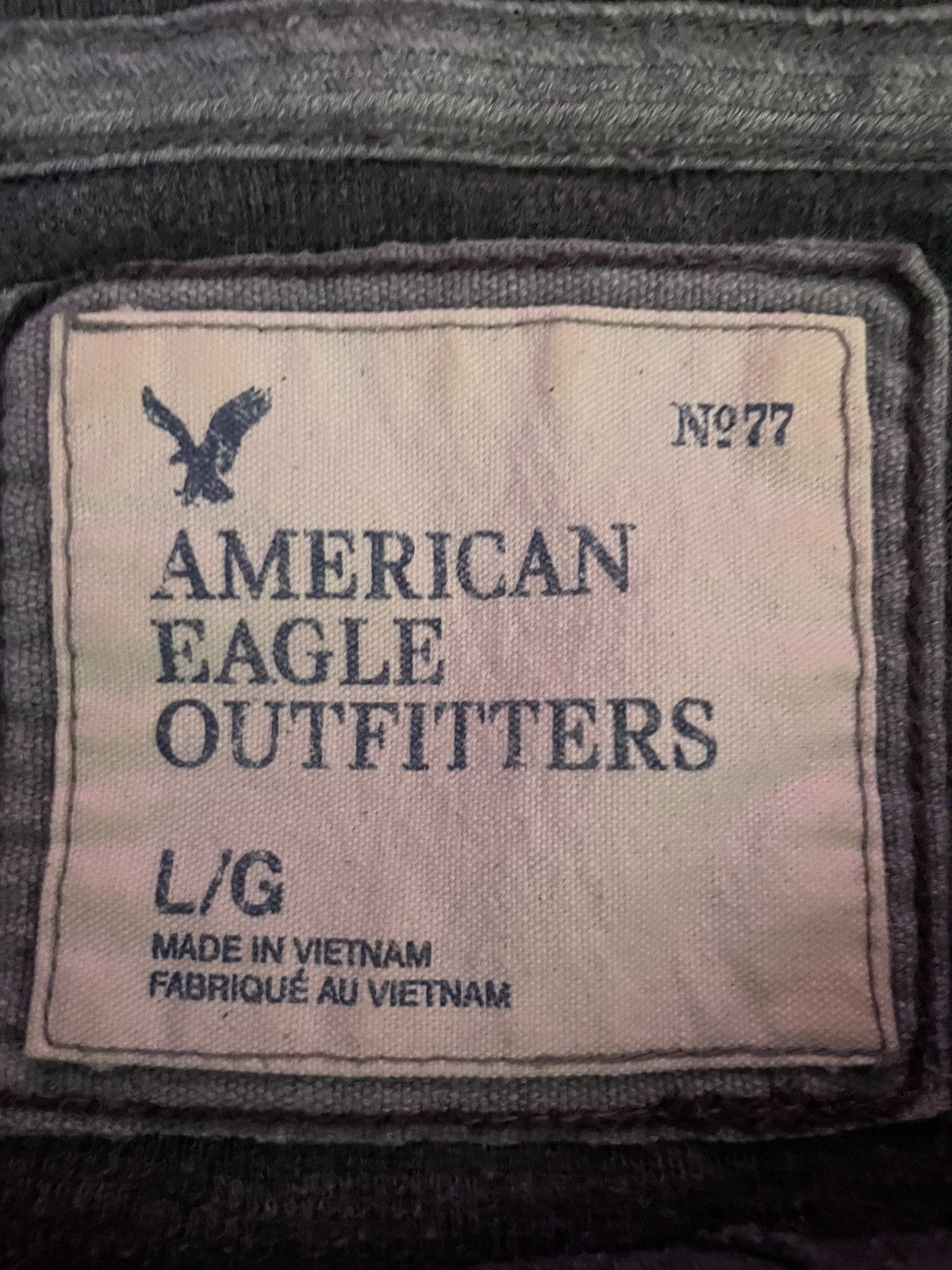 American Eagle Outfitters American Eagle Vintage Thermal Long-sleeve (Dark Grey) Size US L / EU 52-54 / 3 - 4 Thumbnail