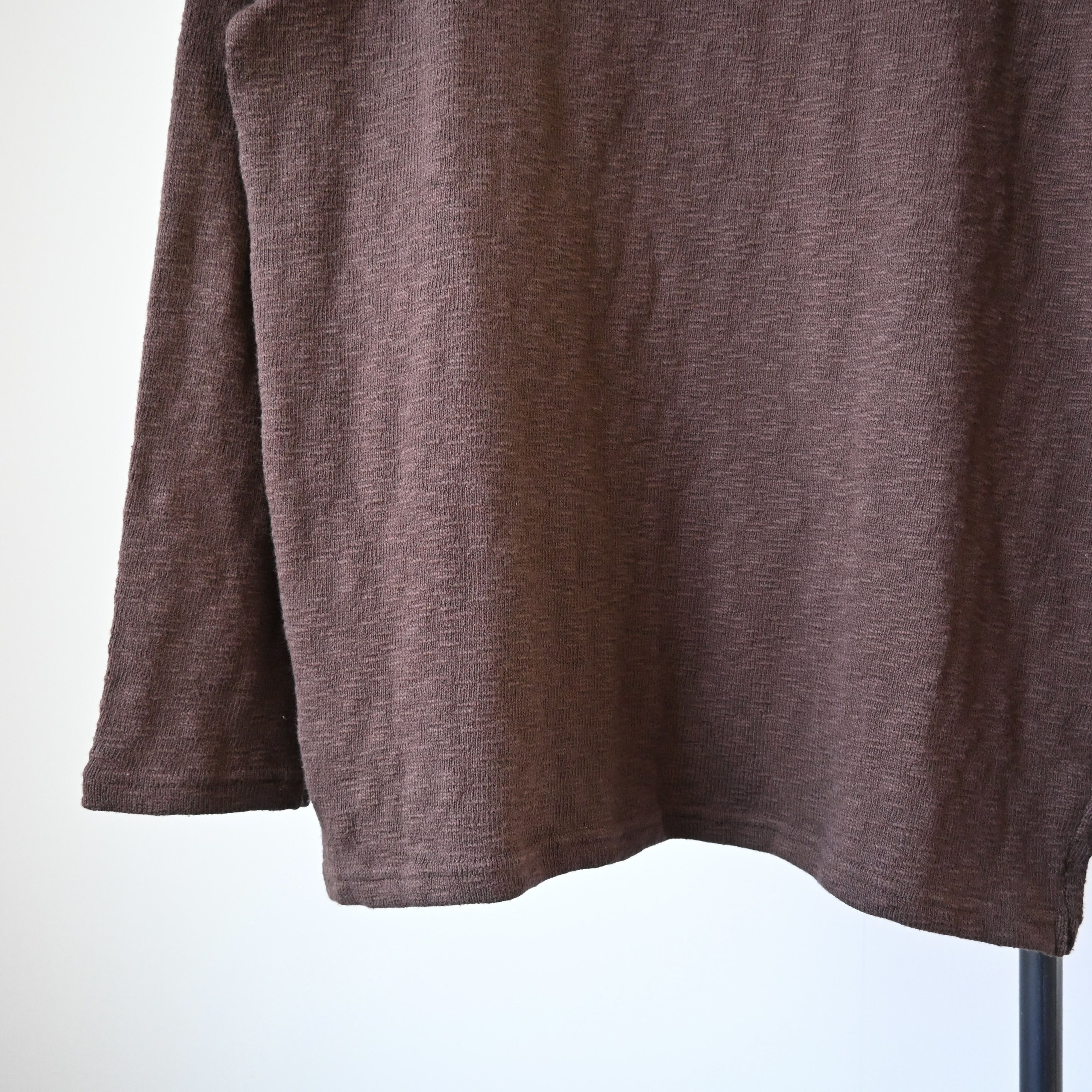 Japanese Brand Tieasy te001 heavyweight slub boatneck shirt, made in Japan Size US M / EU 48-50 / 2 - 6 Thumbnail