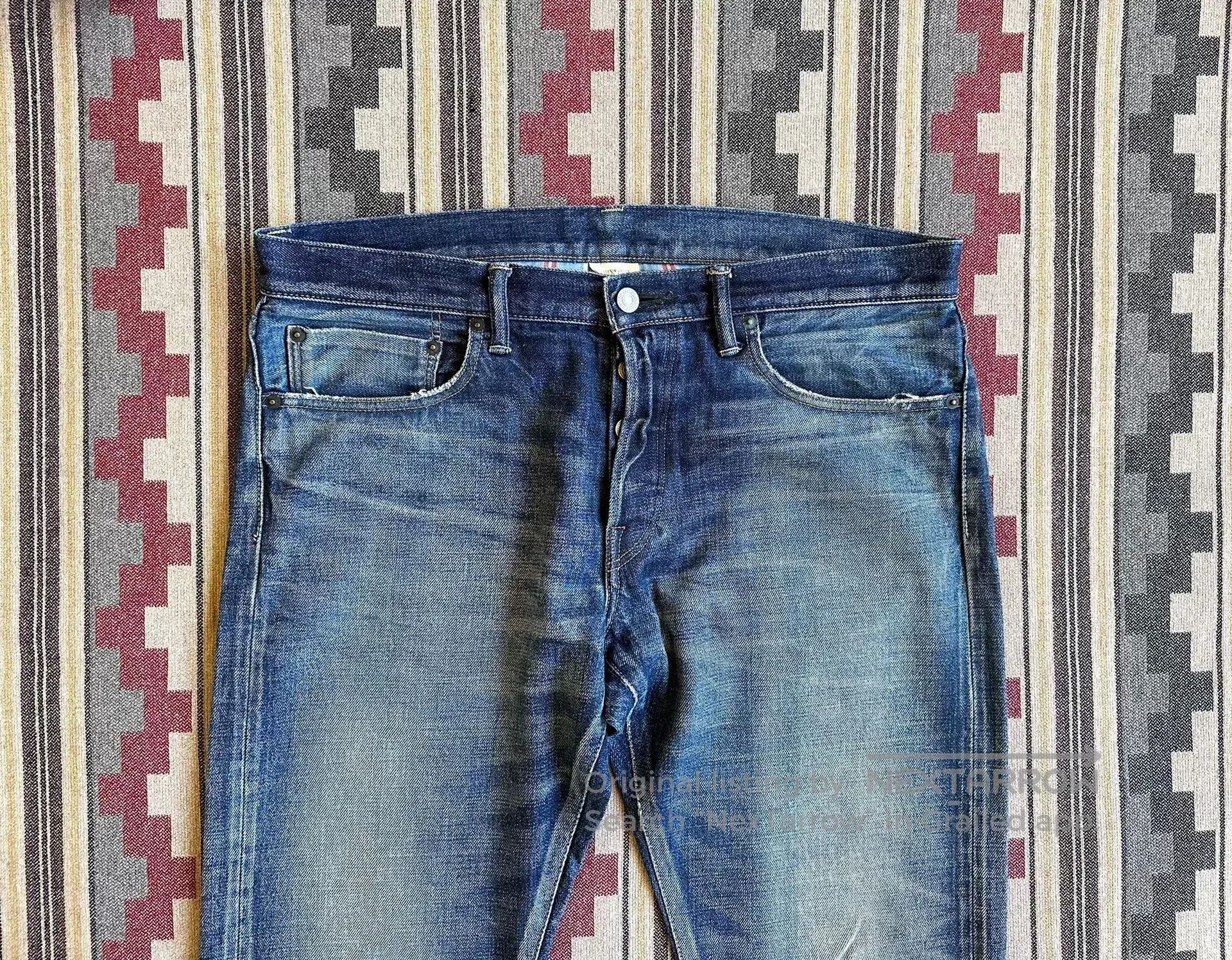 Japanese Brand fabric brand selvage denim pants. Size US 33 - 3 Thumbnail