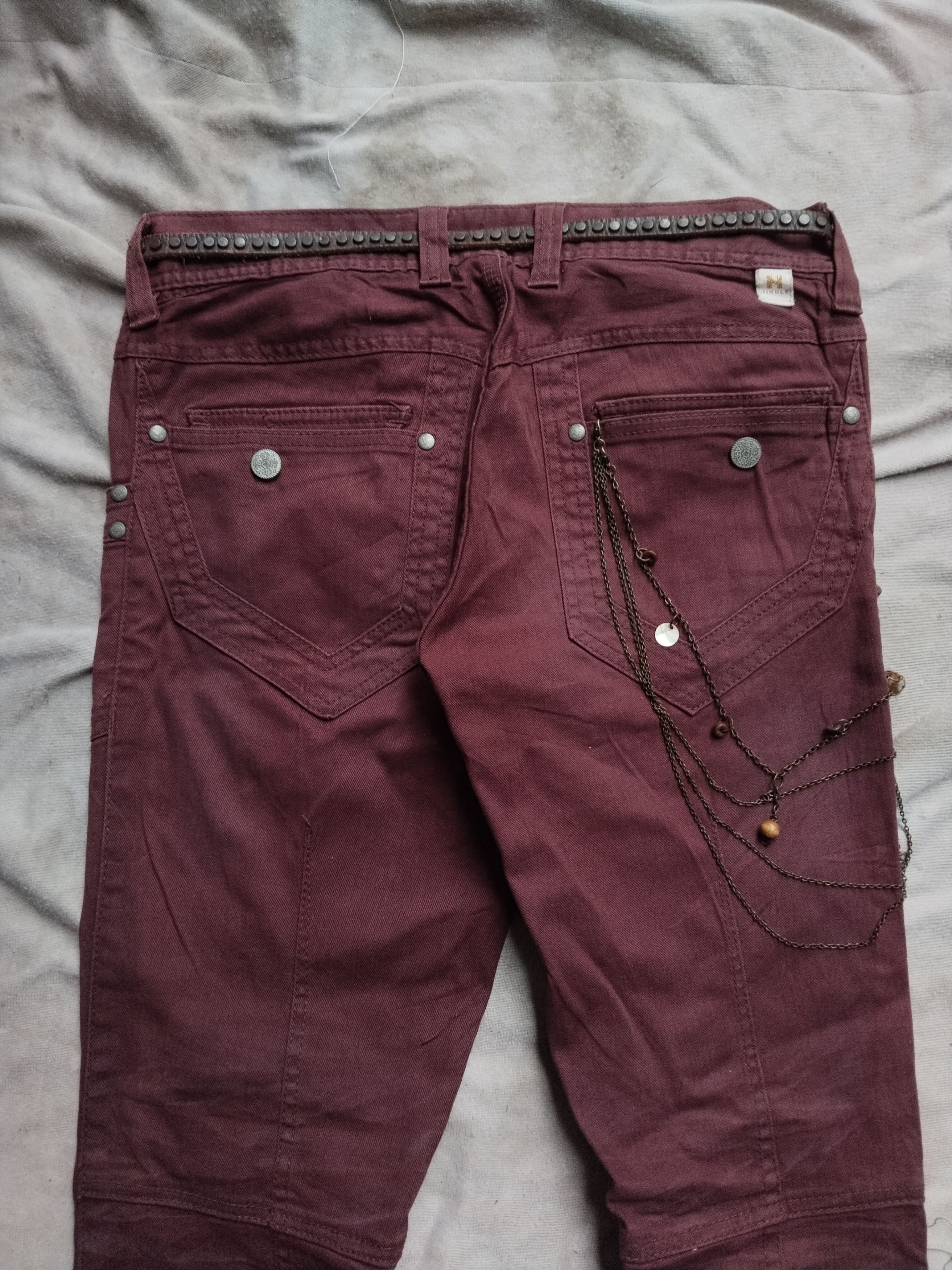 HIDEAWAYS × If Six Was Nine × Le Grande Bleu (L.G.B.) Hideaways NCFM maroon jean Size US 32 / EU 48 - 4 Thumbnail