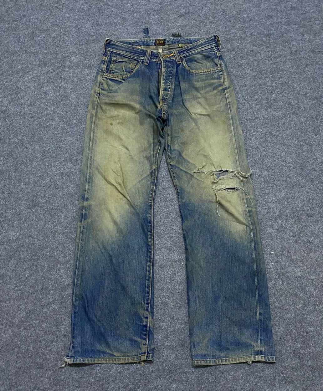Lee 💥Best Offer💥Vintage 80s Lee Cowboy Selvedge Denim Size US 30 / EU 46 - 1 Thumbnail