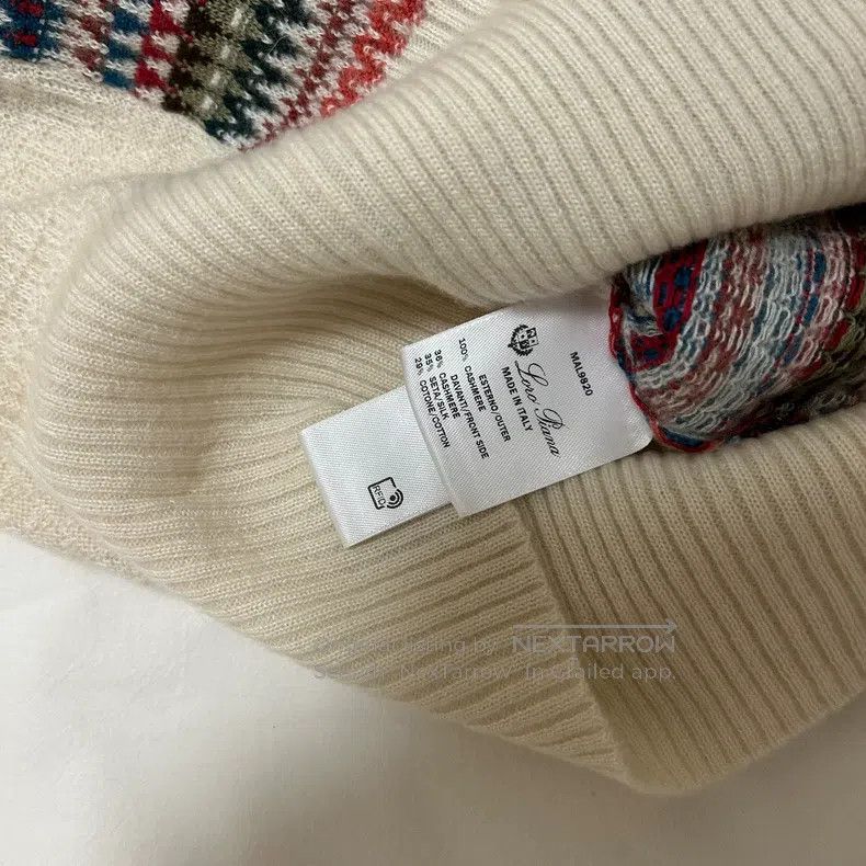 Loro Piana LORO PIANA Cashmere Knit Short Sleeve Size XS / US 0-2 / IT 36-38 - 3 Thumbnail