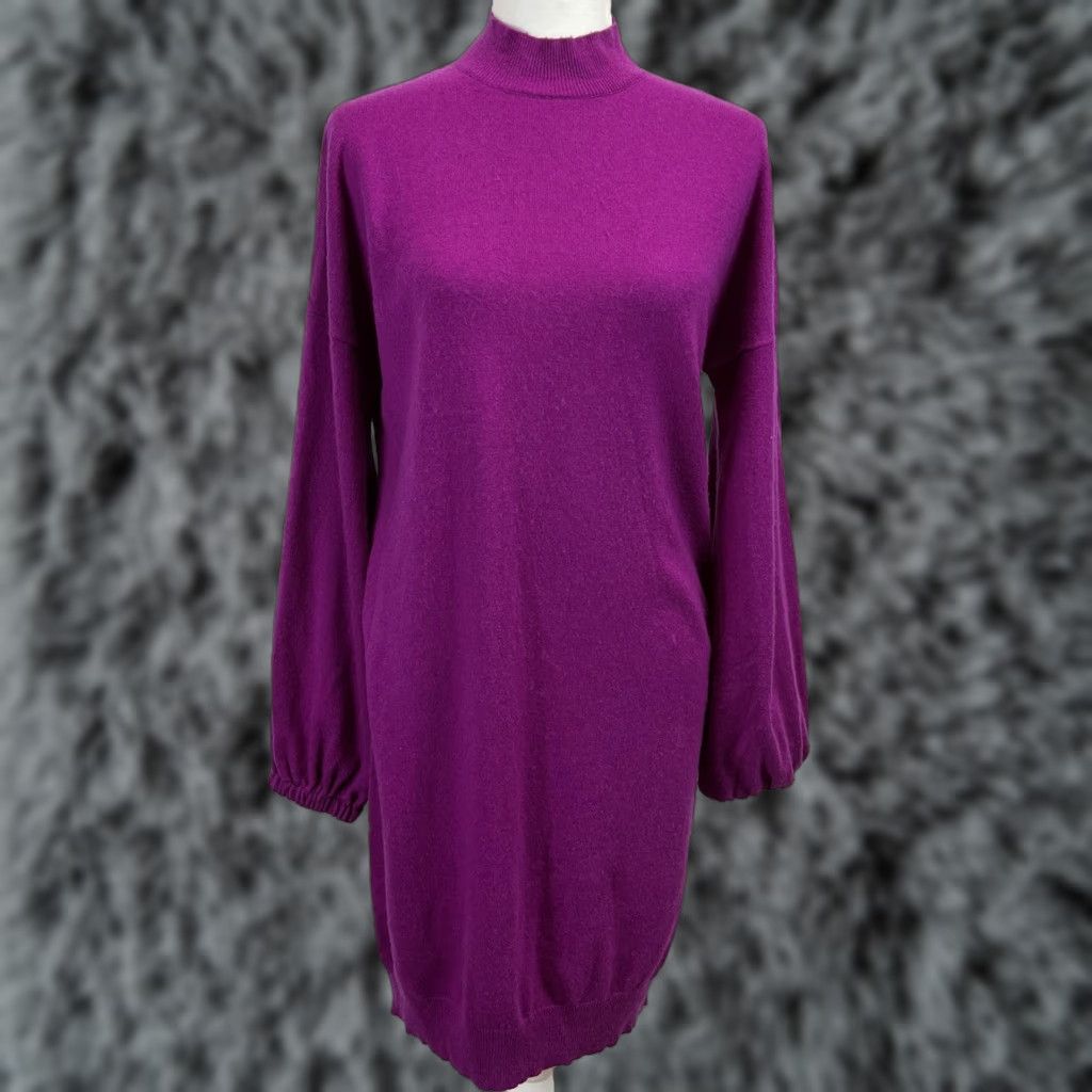 sweater mini dresses Ribbed Mini Dress Magenta / Medium