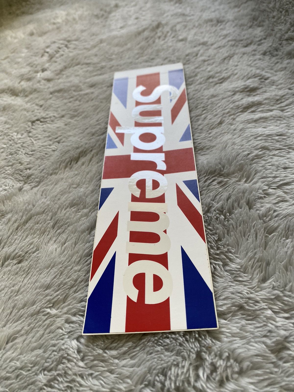 Supreme Supreme Union Jack box logo sticker new authentic Size ONE SIZE - 3 Thumbnail