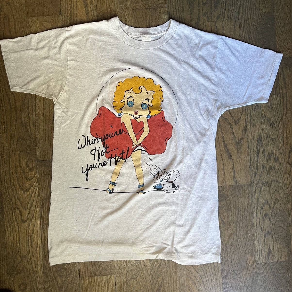 Vintage Vintage Betty boop tee Size US XL / EU 56 / 4 - 1 Thumbnail