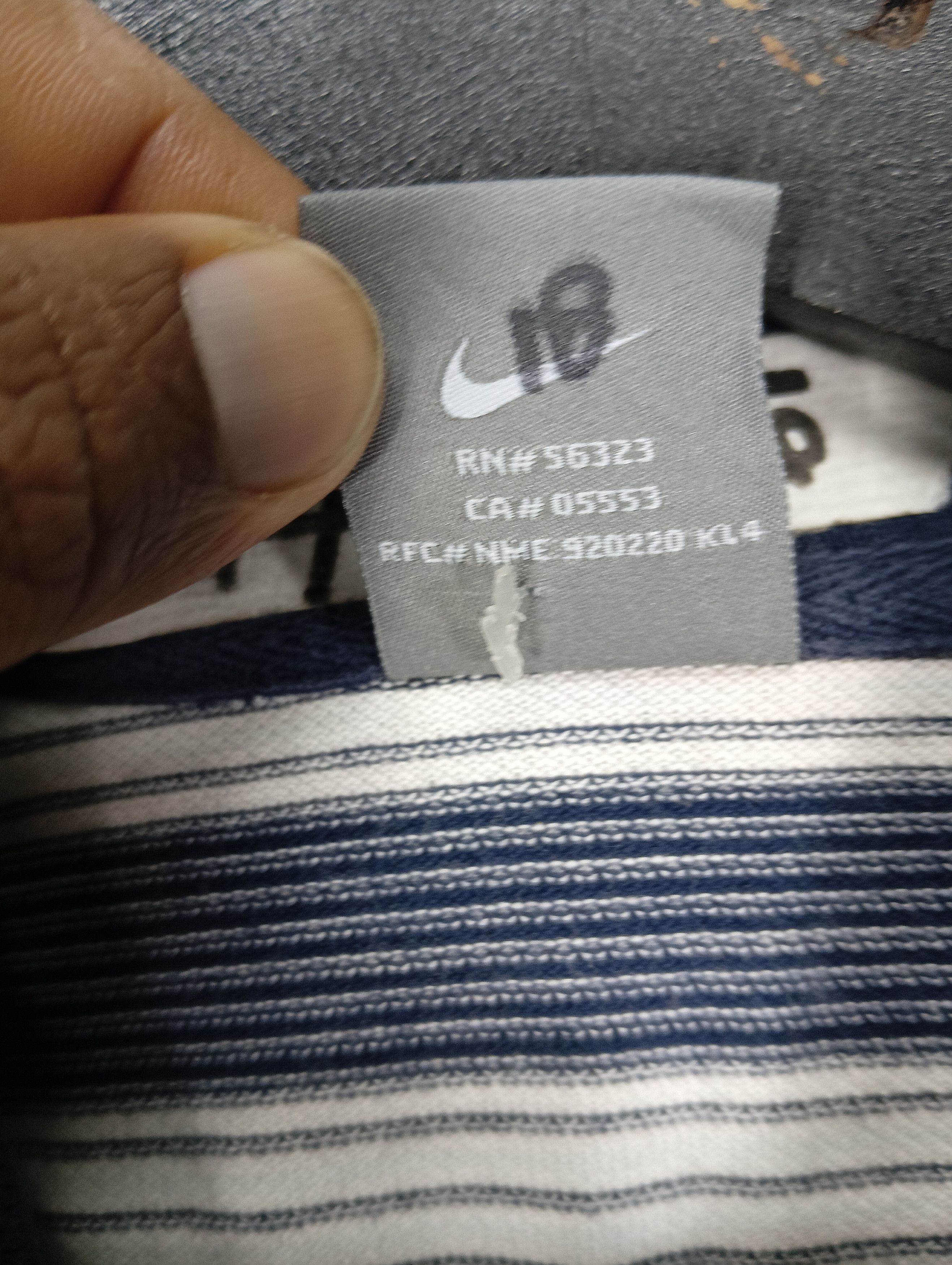 Nike nike polo tee swooh logo stripe Size US M / EU 48-50 / 2 - 4 Thumbnail
