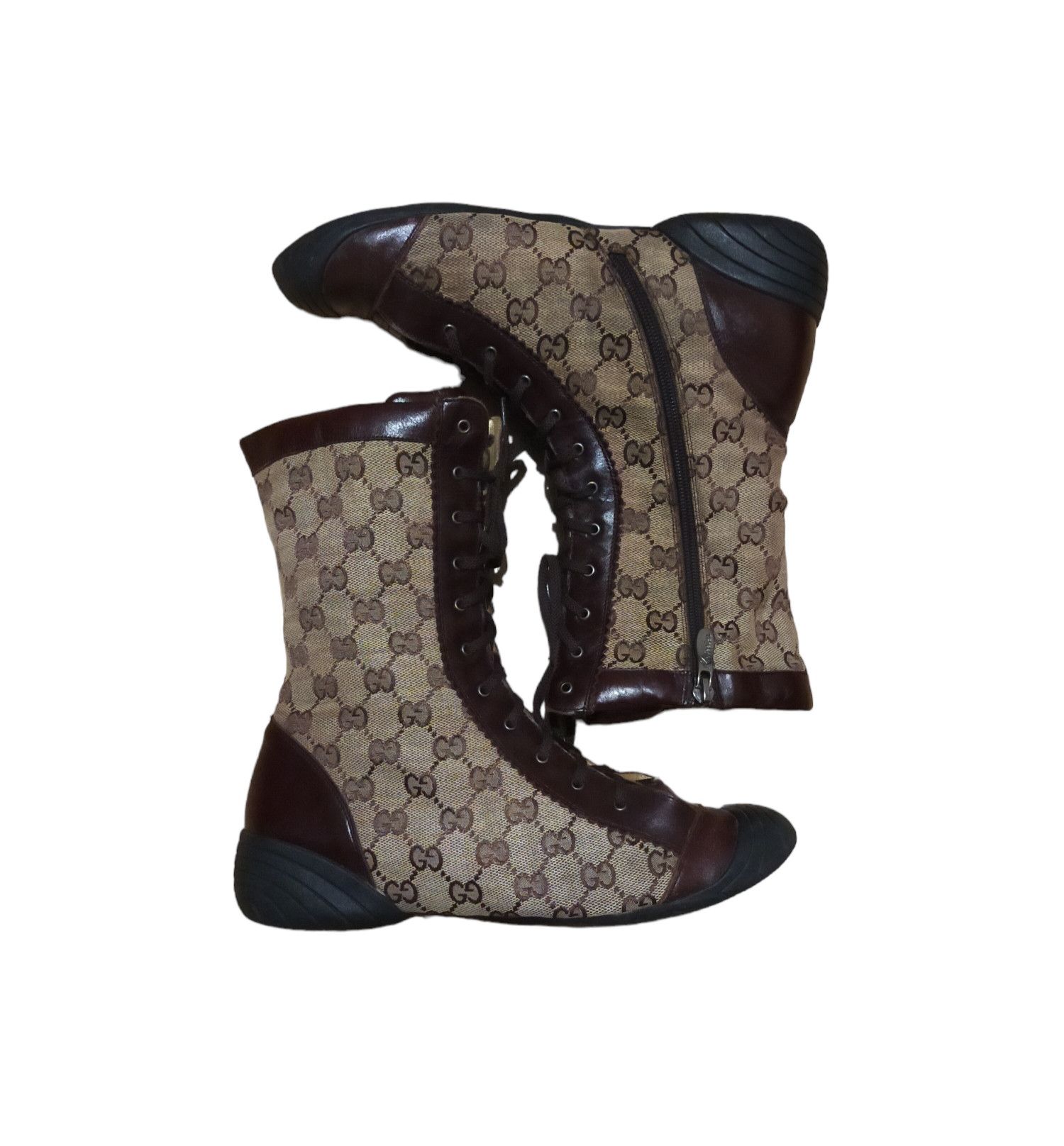 Custommade Brown boots, style gucci Size US 9 / IT 39 - 1 Thumbnail