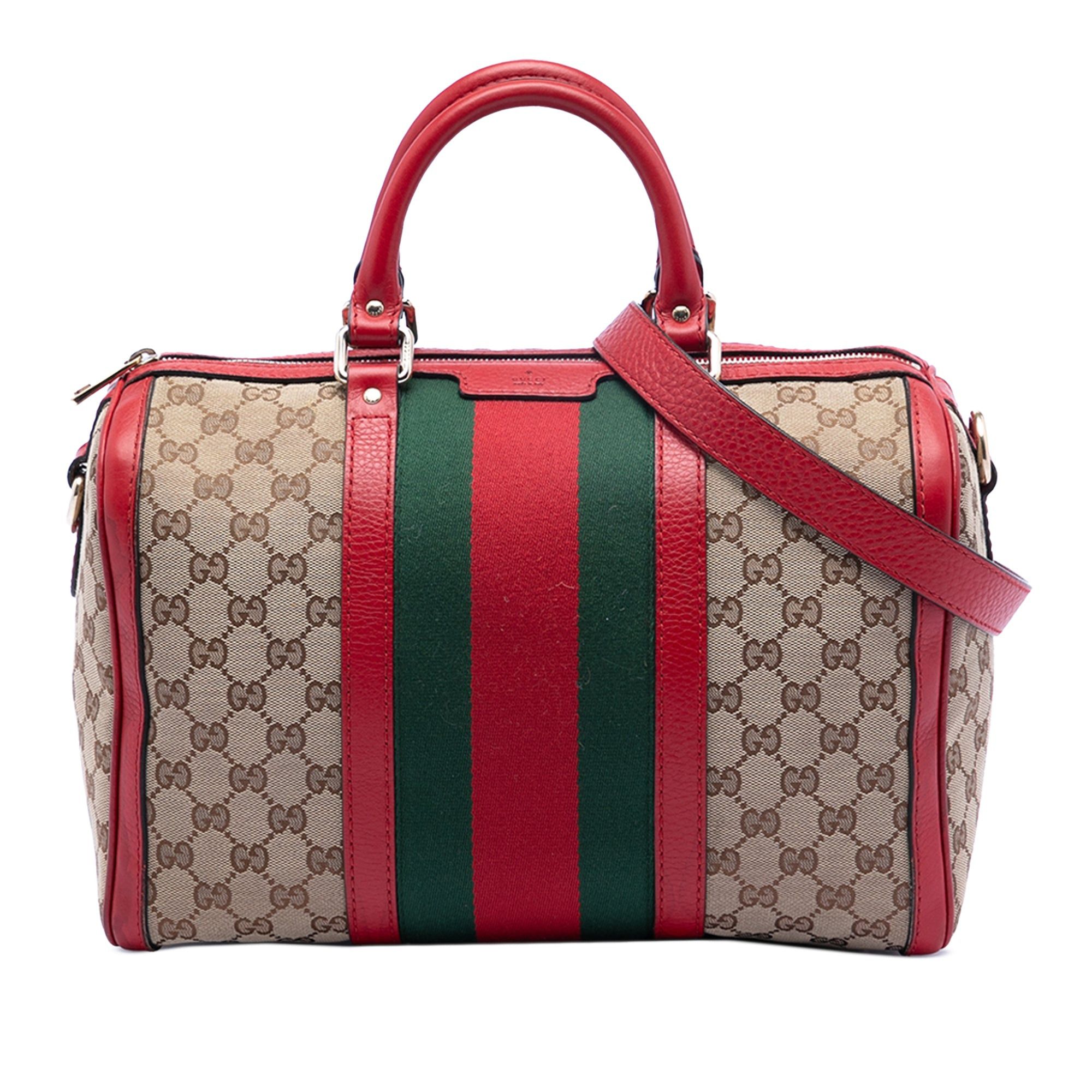 Gucci Medium GG Canvas Web Joy Boston Bag Size ONE SIZE - 1 Thumbnail