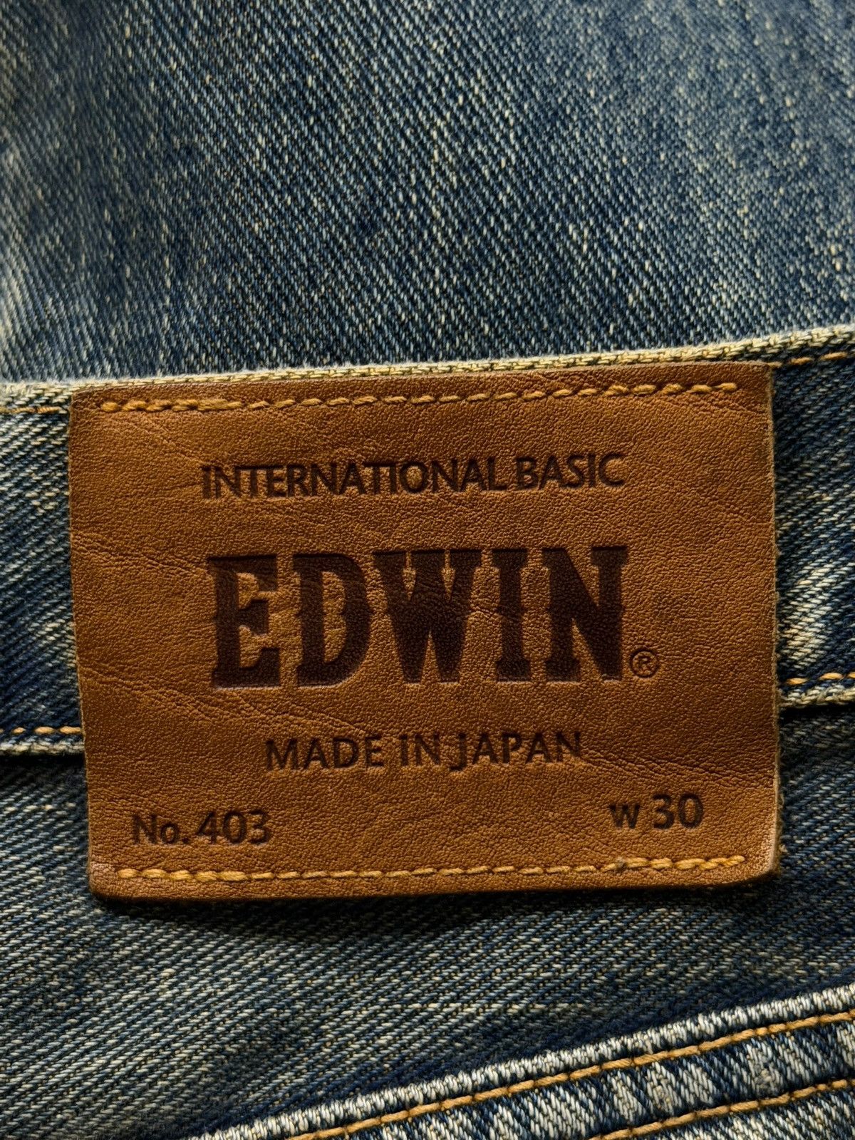 Edwin Vintage Edwin 403 Japanese Denim Jeans | Regular Straight 31 Size US 31 - 11 Thumbnail
