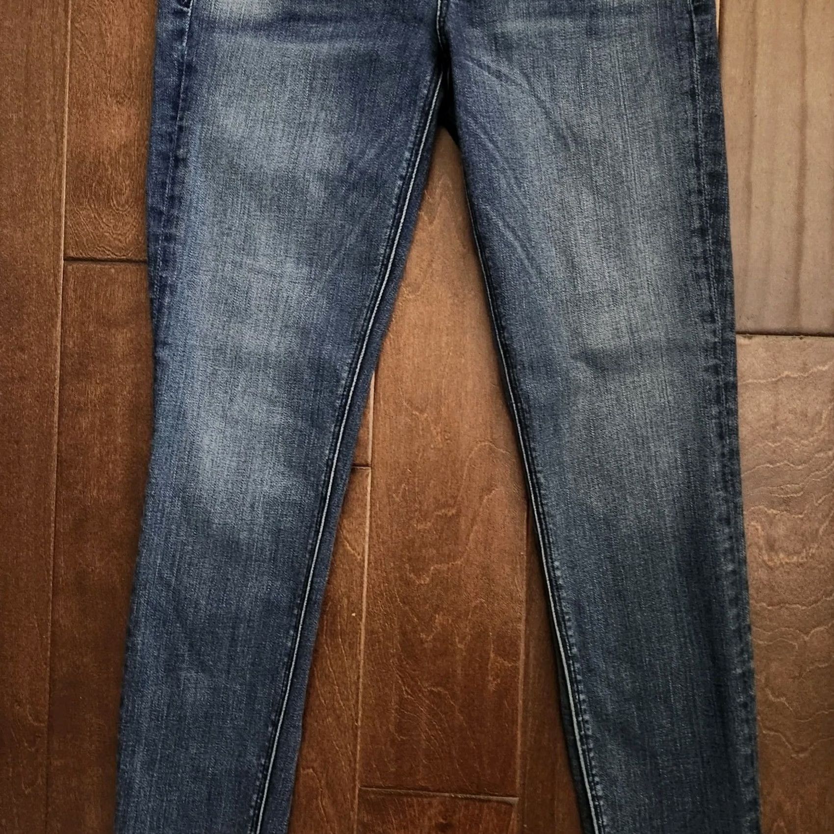Denime McGuire Jeans Womens 28 Blue Size Skinny Stretch Denim Ankle Crop Size 28" / US 6 / IT 42 - 4 Thumbnail