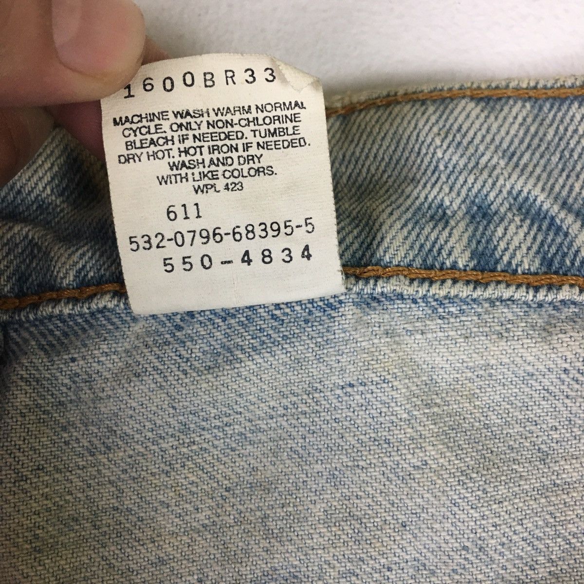 Levi's Vintage 90s Levi’s 550 Relaxed Fit Tapered Leg Size US 38 / EU 54 - 15 Thumbnail