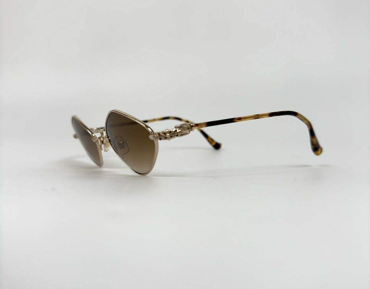 Chrome Hearts Chrome Hearts Diamand Dog Brown-Gold Sunglasses Size ONE SIZE - 12 Thumbnail
