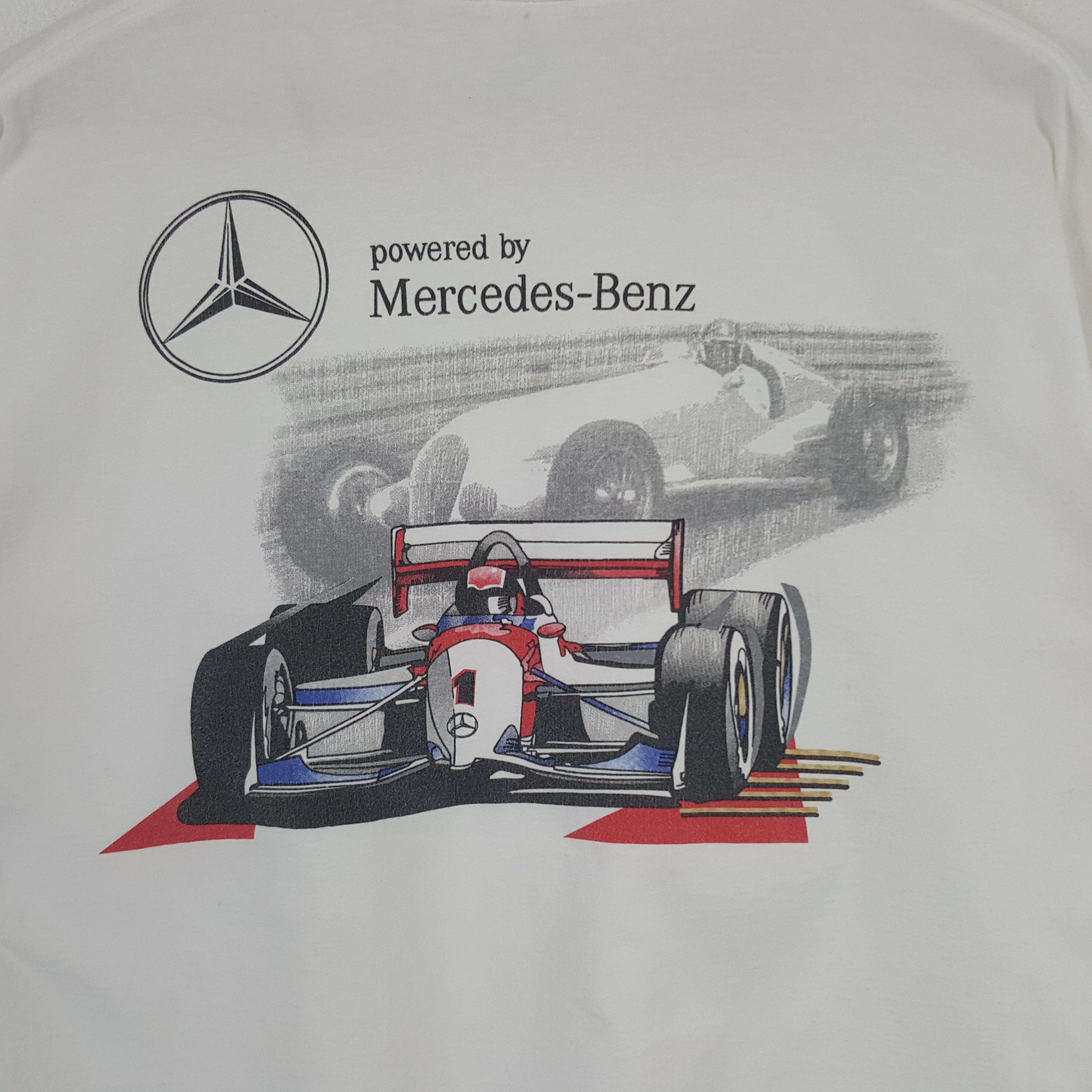 Mercedes-Benz × Vintage Vintage Mercedes Benz Racing Formula One Promo Tshirt Size US L / EU 52-54 / 3 - 2 Thumbnail