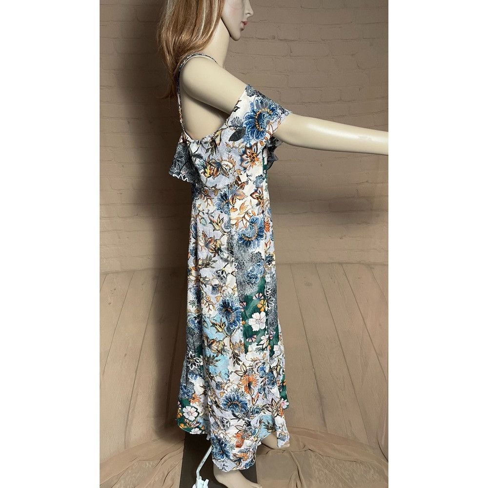 Other NWT New $129 Rachel Rachel Roy Wonderlust Floral Ruffled Dr Size L / US 10 / IT 46 - 3 Thumbnail