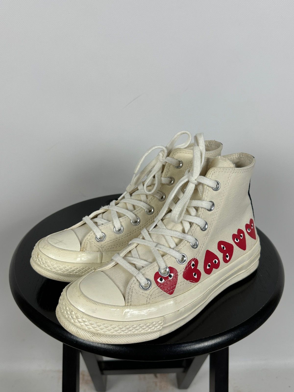 Comme des Garcons Comme Des Garçons x Chuck Taylor Converse All Star Hi Top Size US 5 / EU 37 - 1 Thumbnail