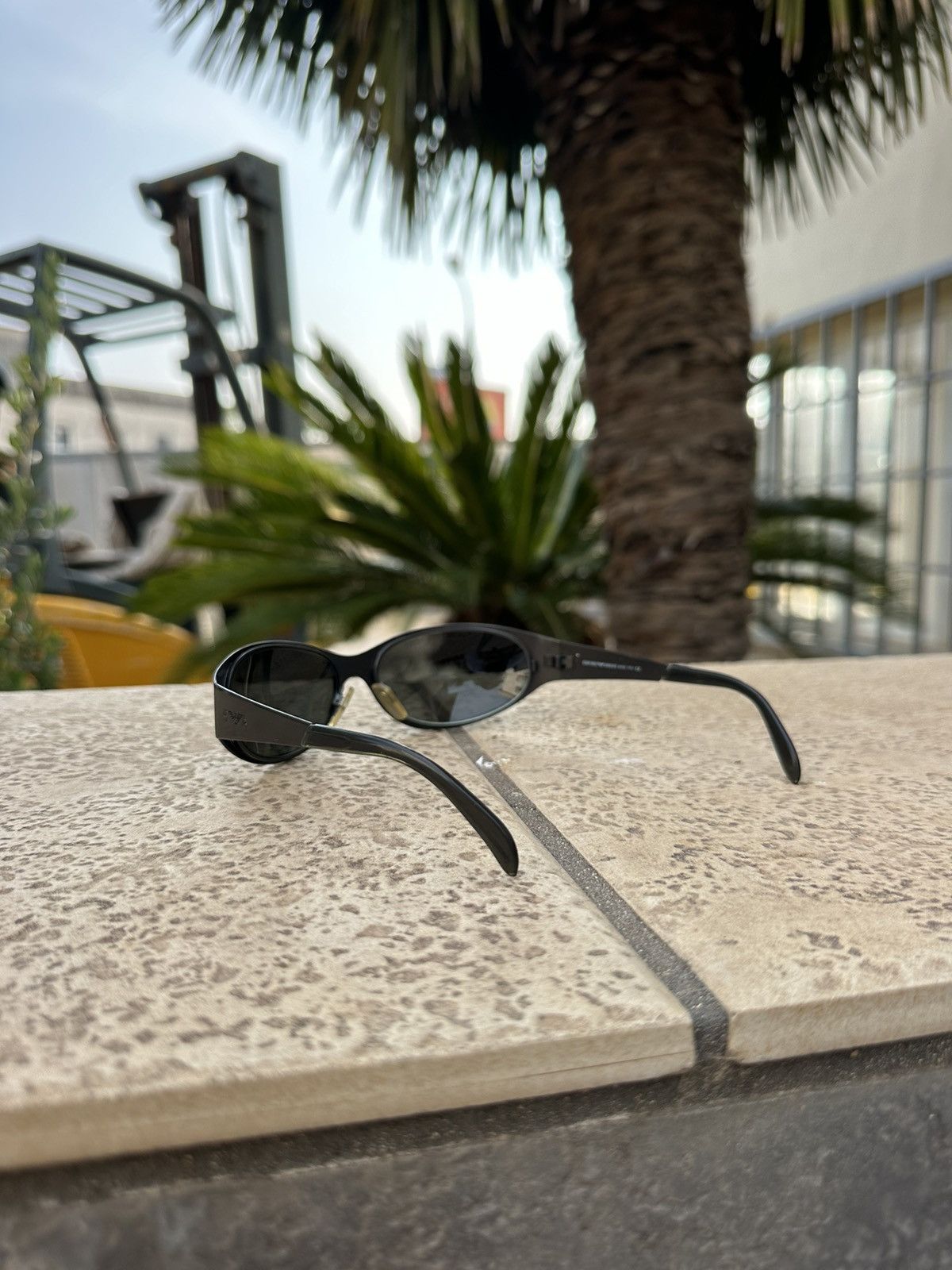 Emporio Armani Emperio Armani Sunglasses Dark Silver 067-S Size ONE SIZE - 4 Thumbnail
