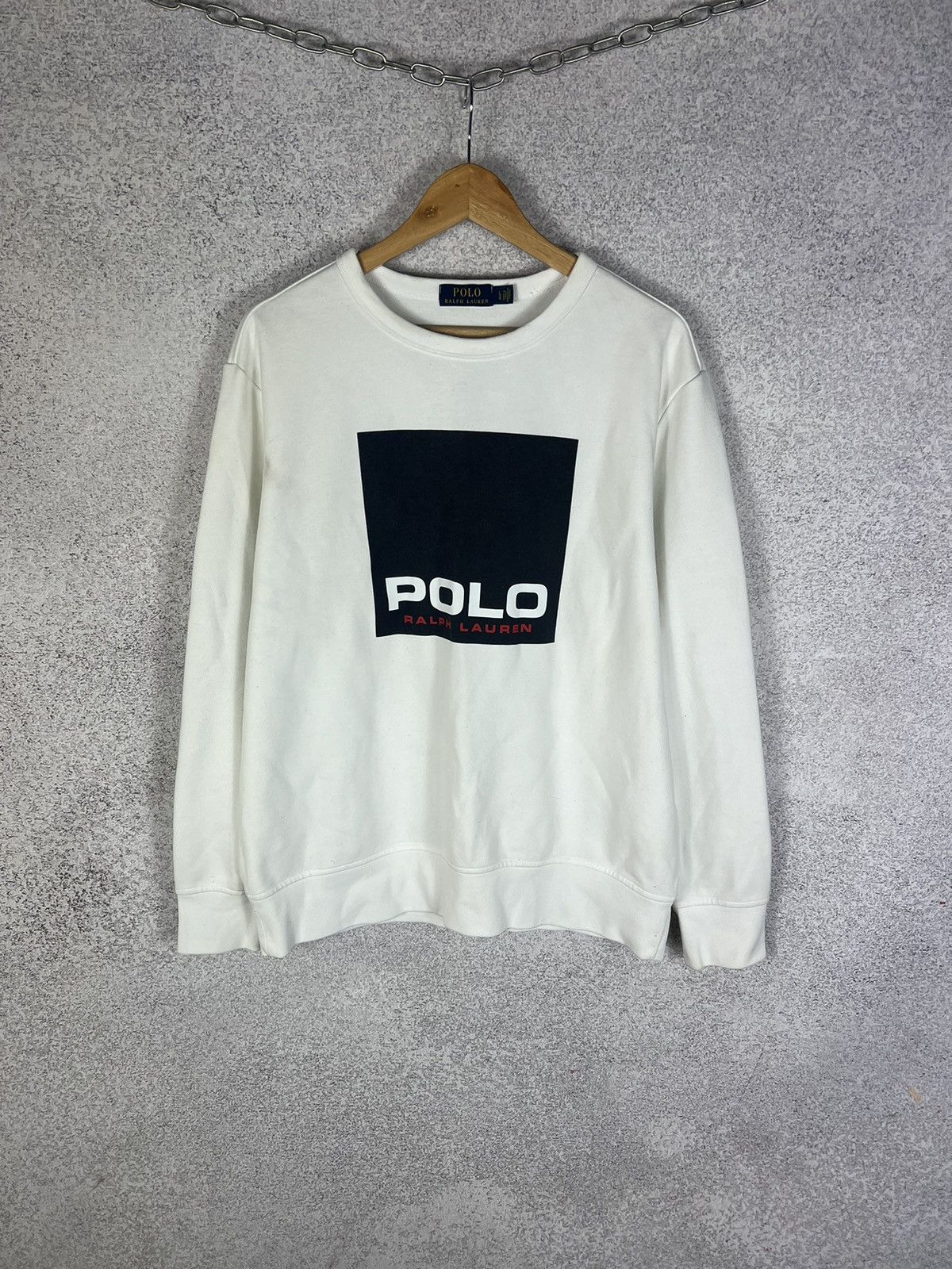 RRL Ralph Lauren Polo Ralph Lauren Big Logo Sweatshirt Size US L / EU 52-54 / 3 - 1 Thumbnail